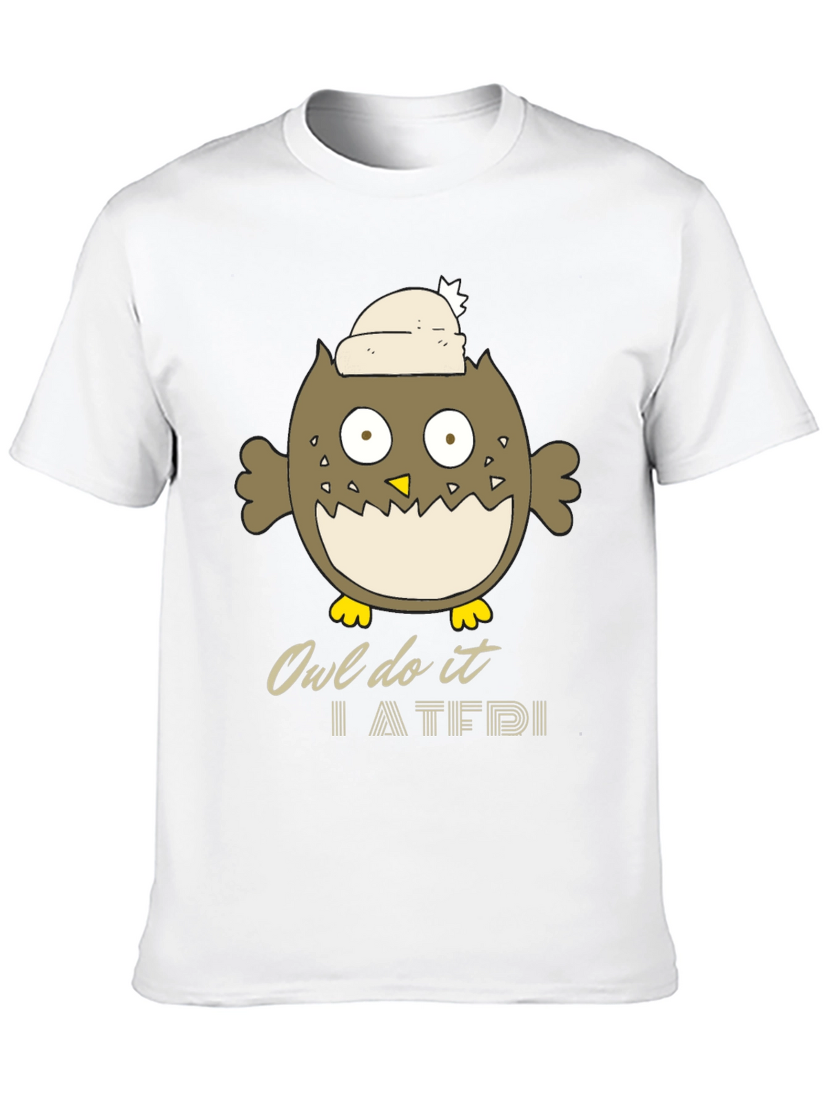 Owl Do It T-Shirt - Funny Cartoon Tee