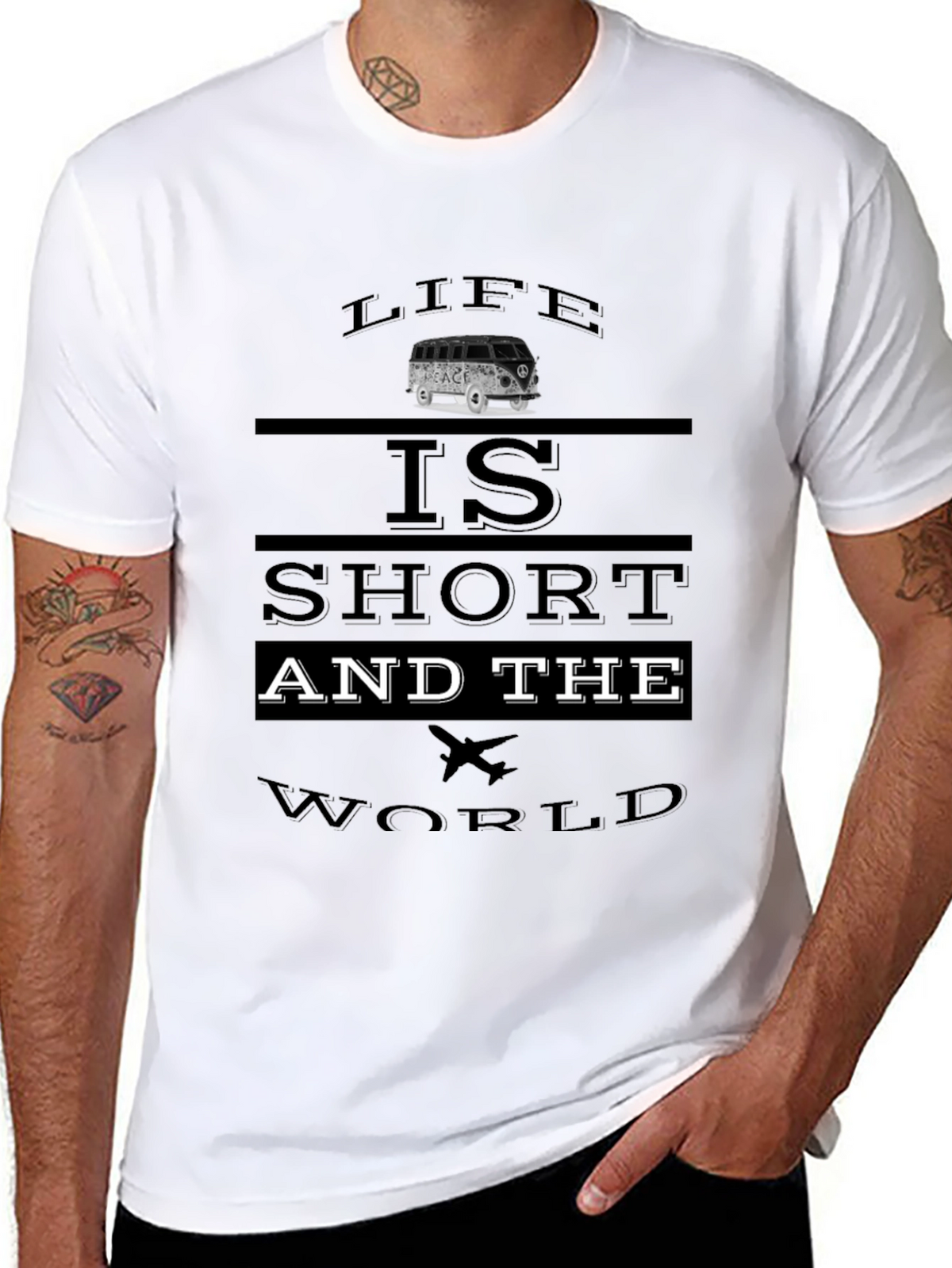 Life is Short Travel T-Shirt