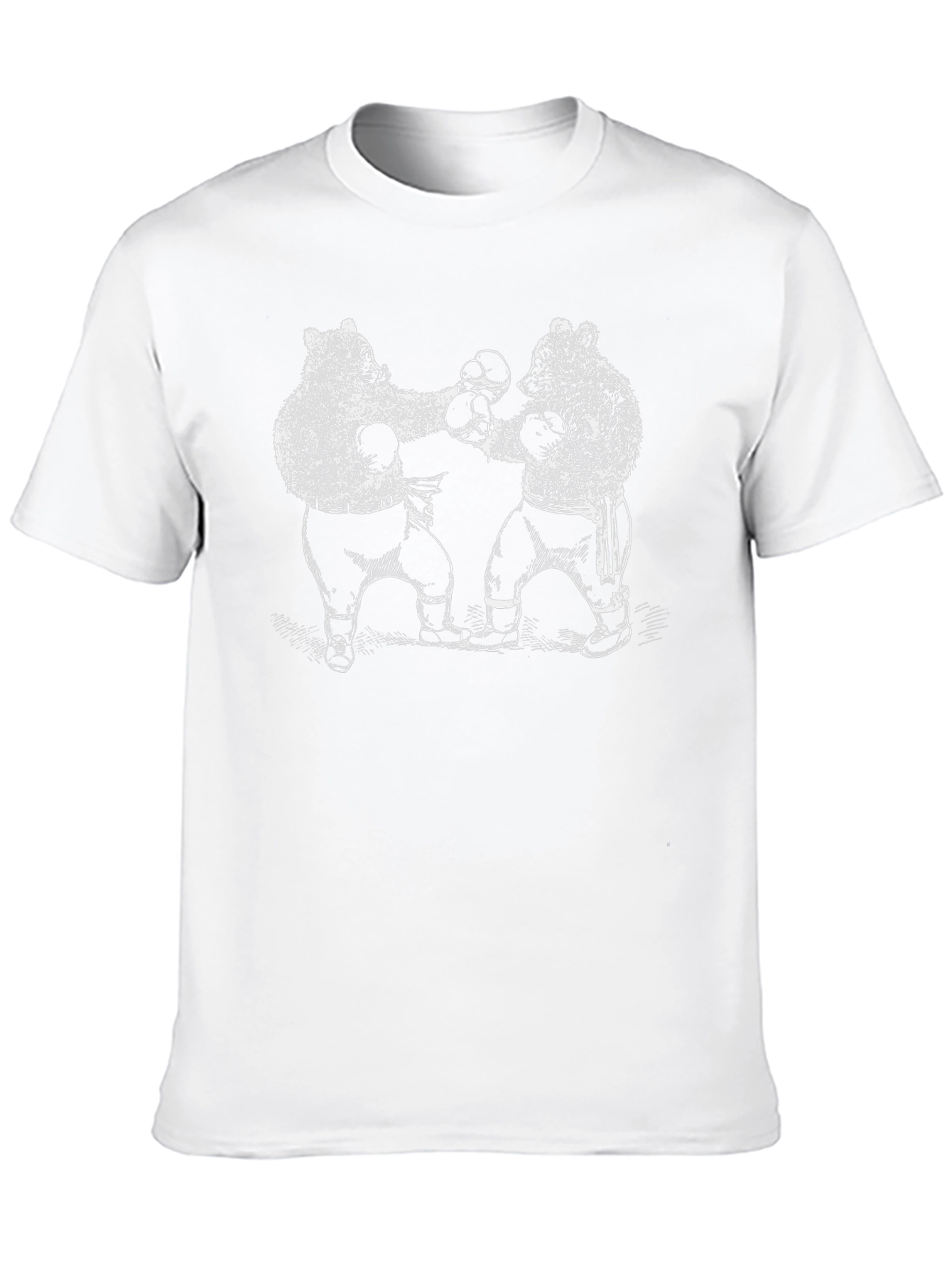 Boxing Bears Graphic Tee - Black