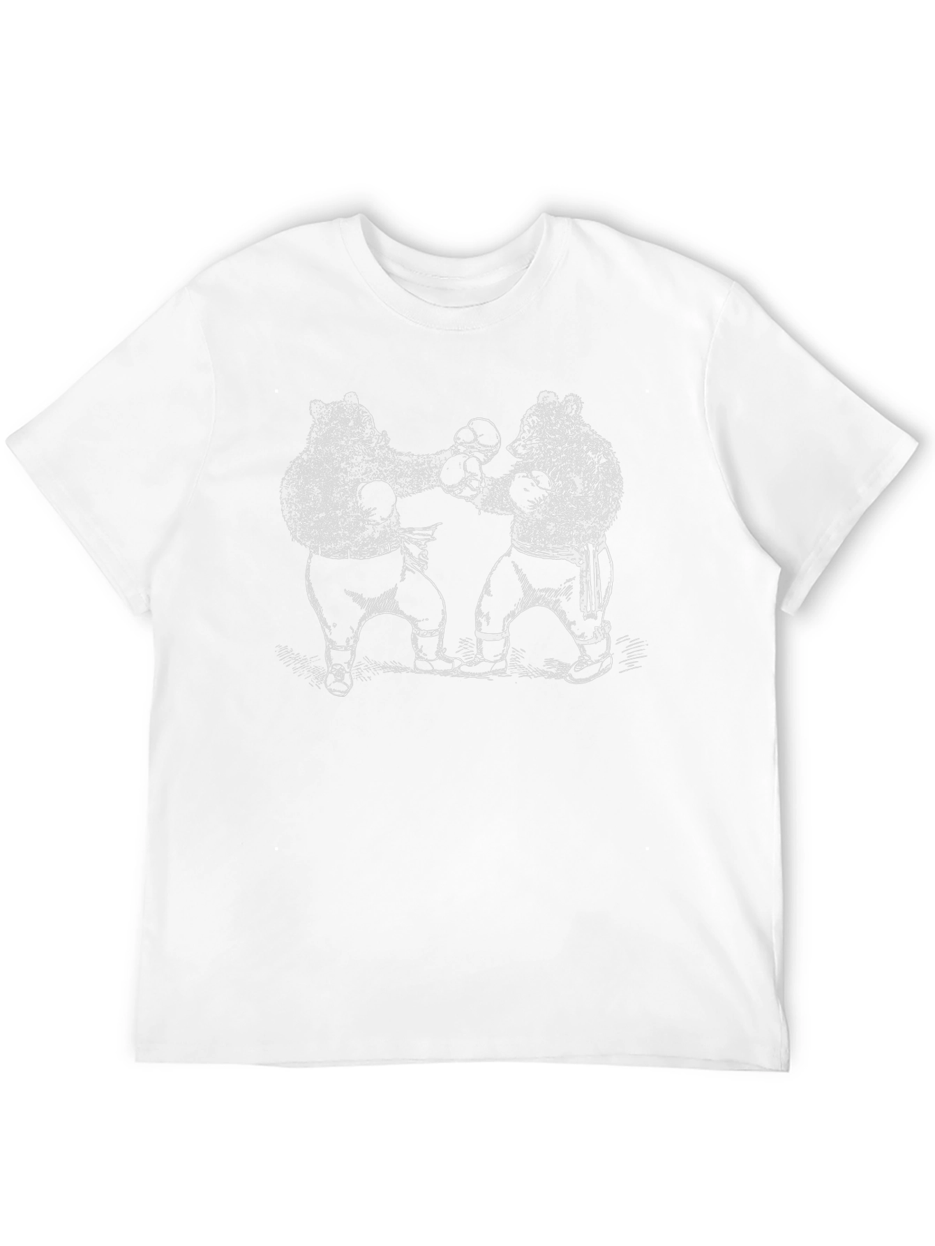 Boxing Bears Graphic Tee - Black