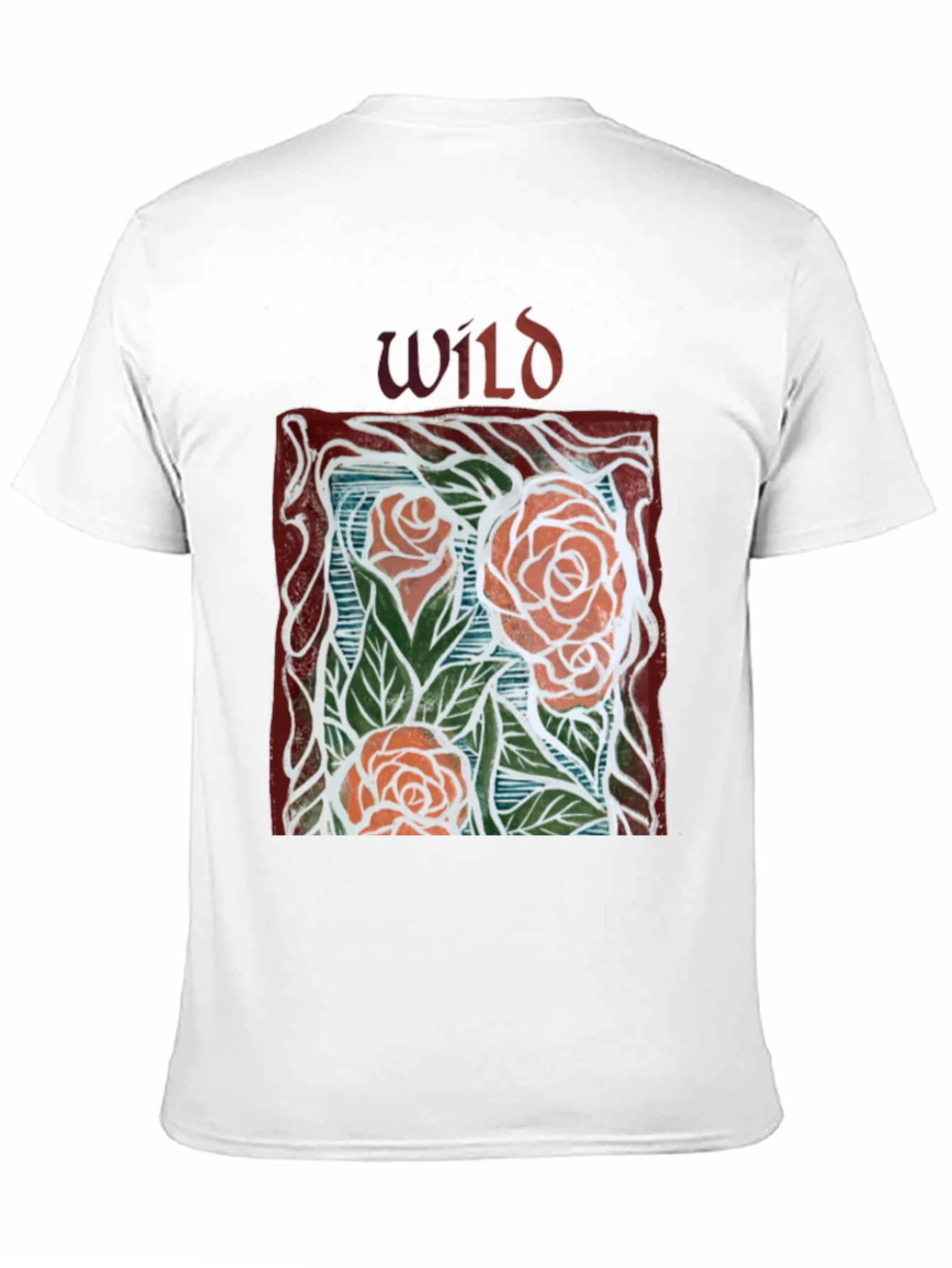 Wild Roses Graphic Tee - Unisex Black T-Shirt