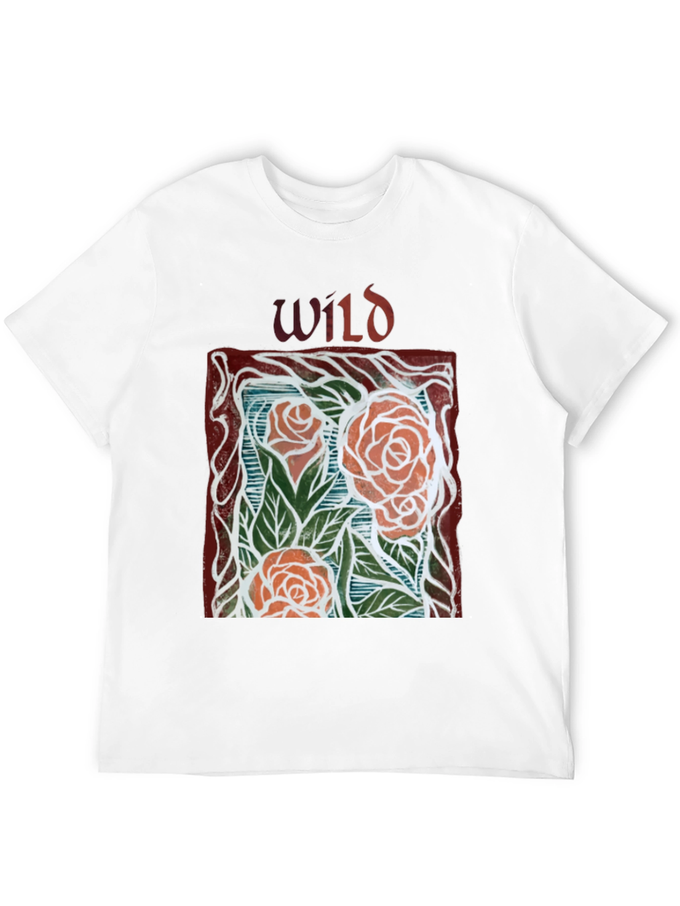 Wild Roses Graphic Tee - Unisex Black T-Shirt