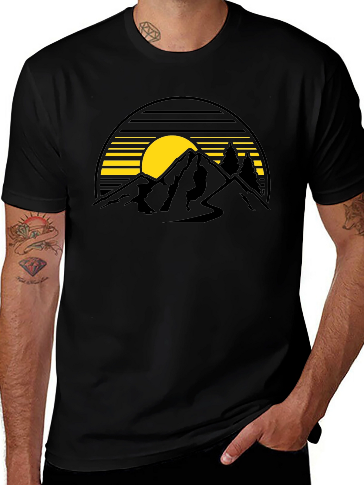 Mountain Sunset Graphic Tee
