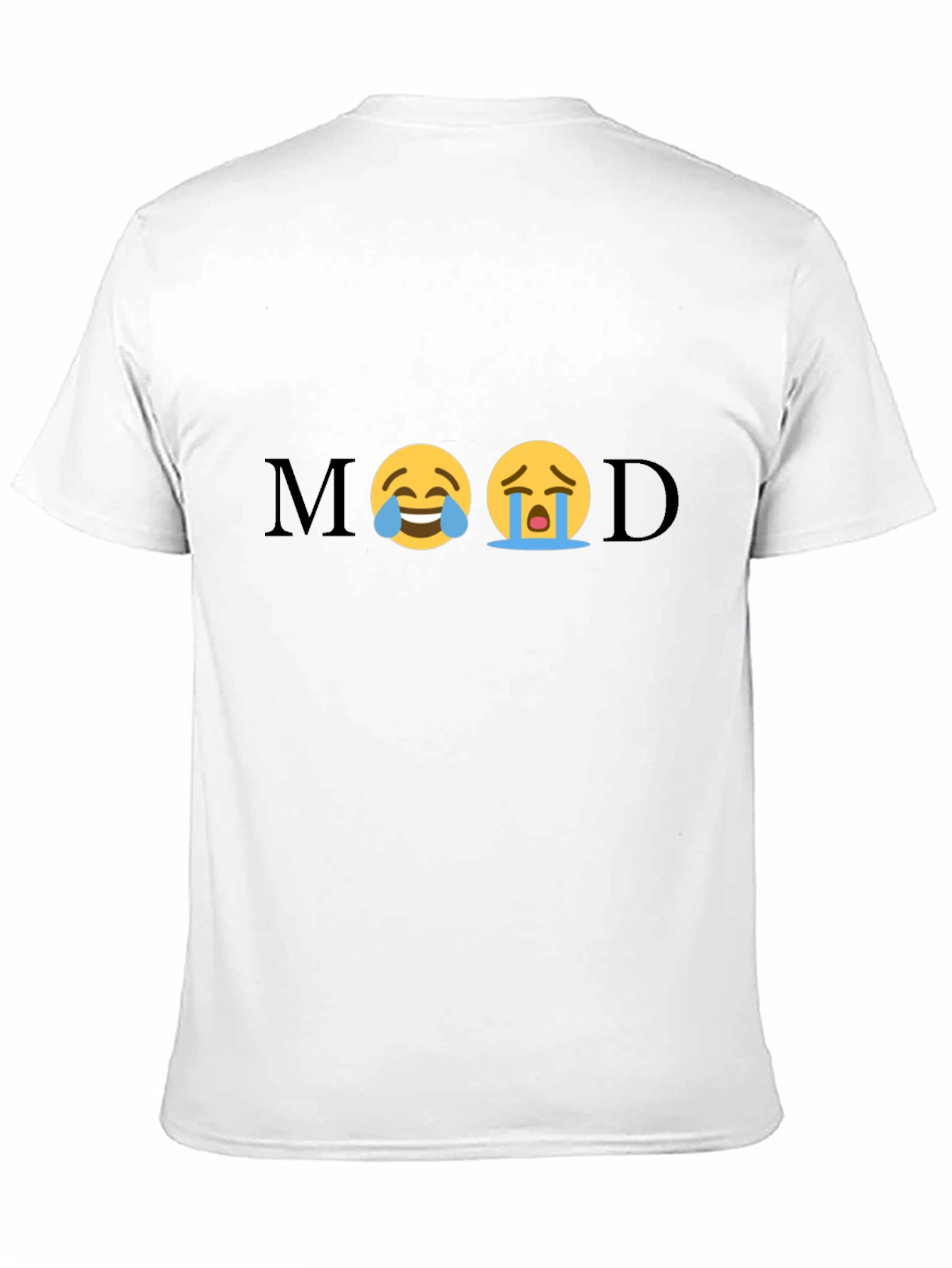 Mood Emoji Graphic Tee - Unisex Black T-Shirt