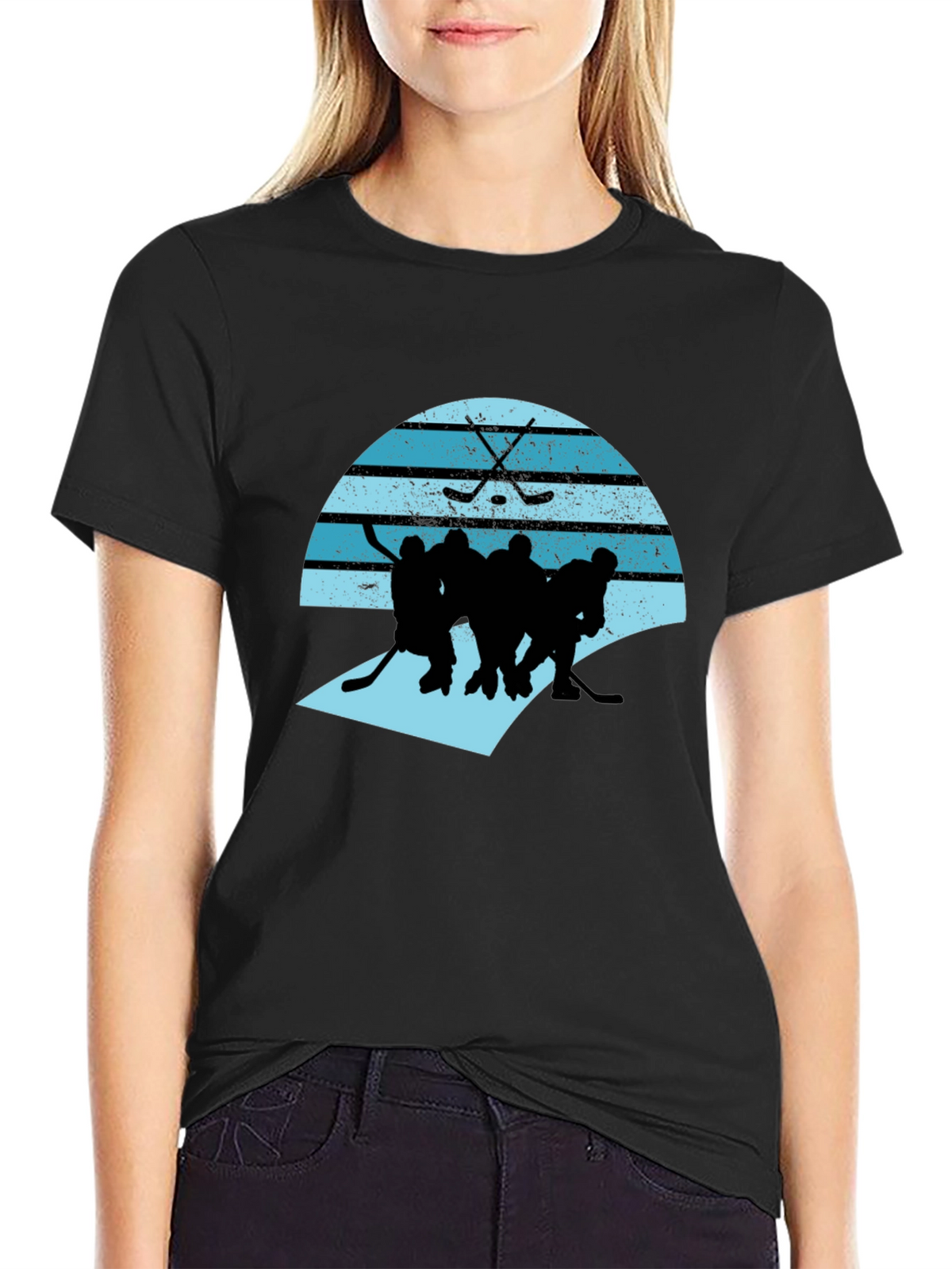 Hockey Team Graphic T-Shirt