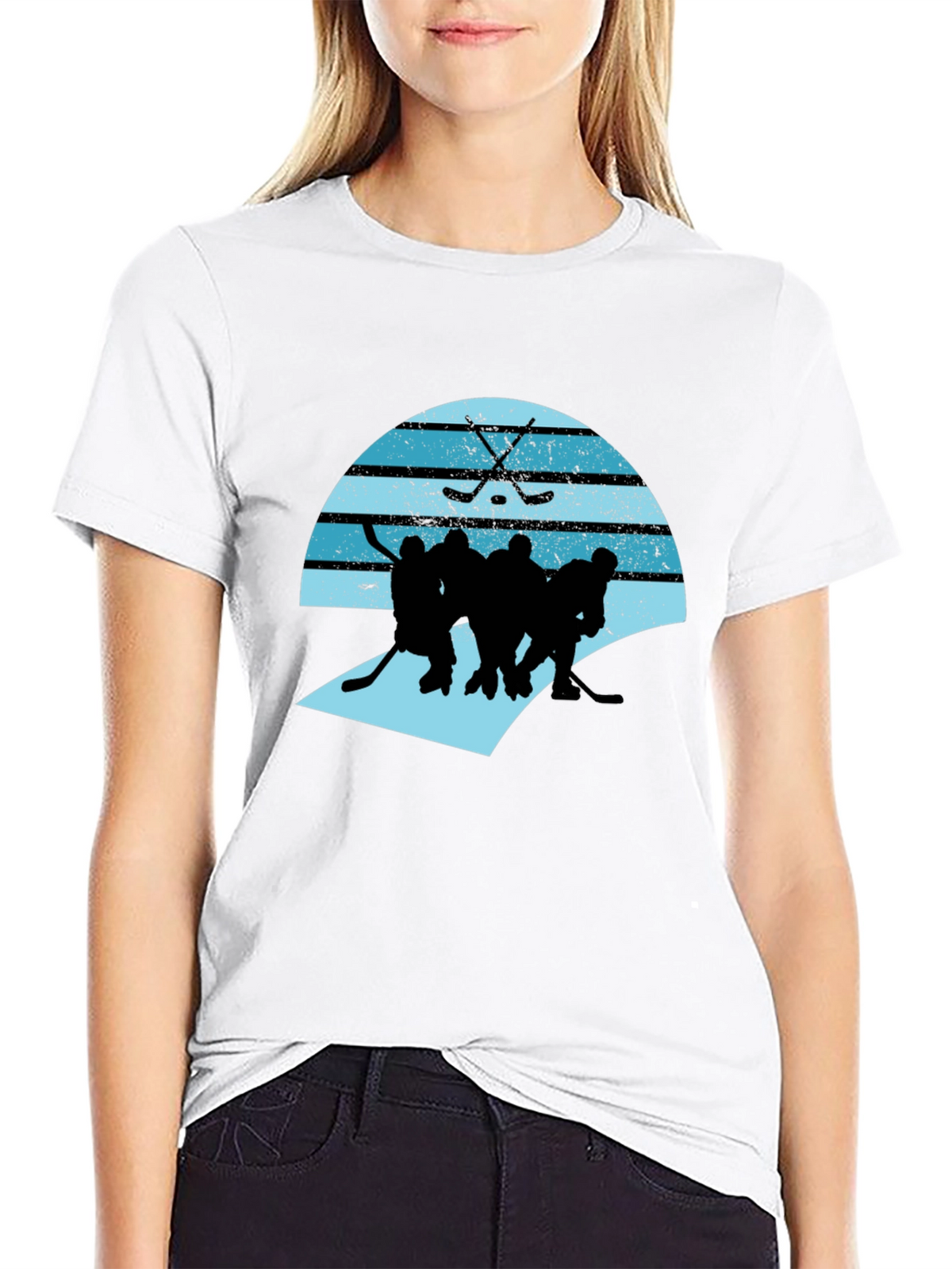 Hockey Team Graphic T-Shirt
