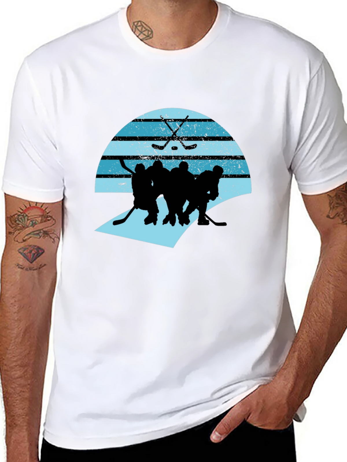 Hockey Team Graphic T-Shirt