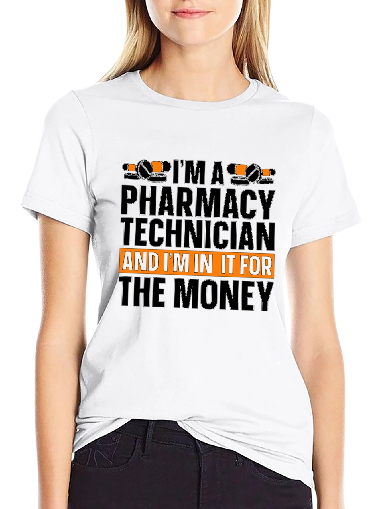 Pharmacy Technician T-Shirt Funny Money Graphic Tee