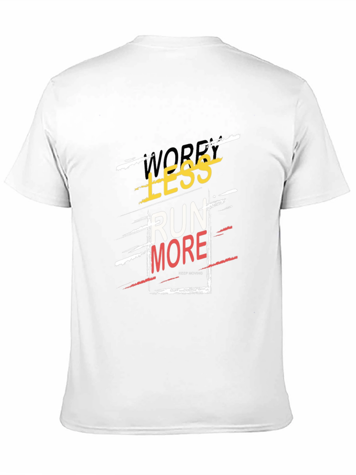 Run More Graphic Tee - Trendy Slogan T-Shirt