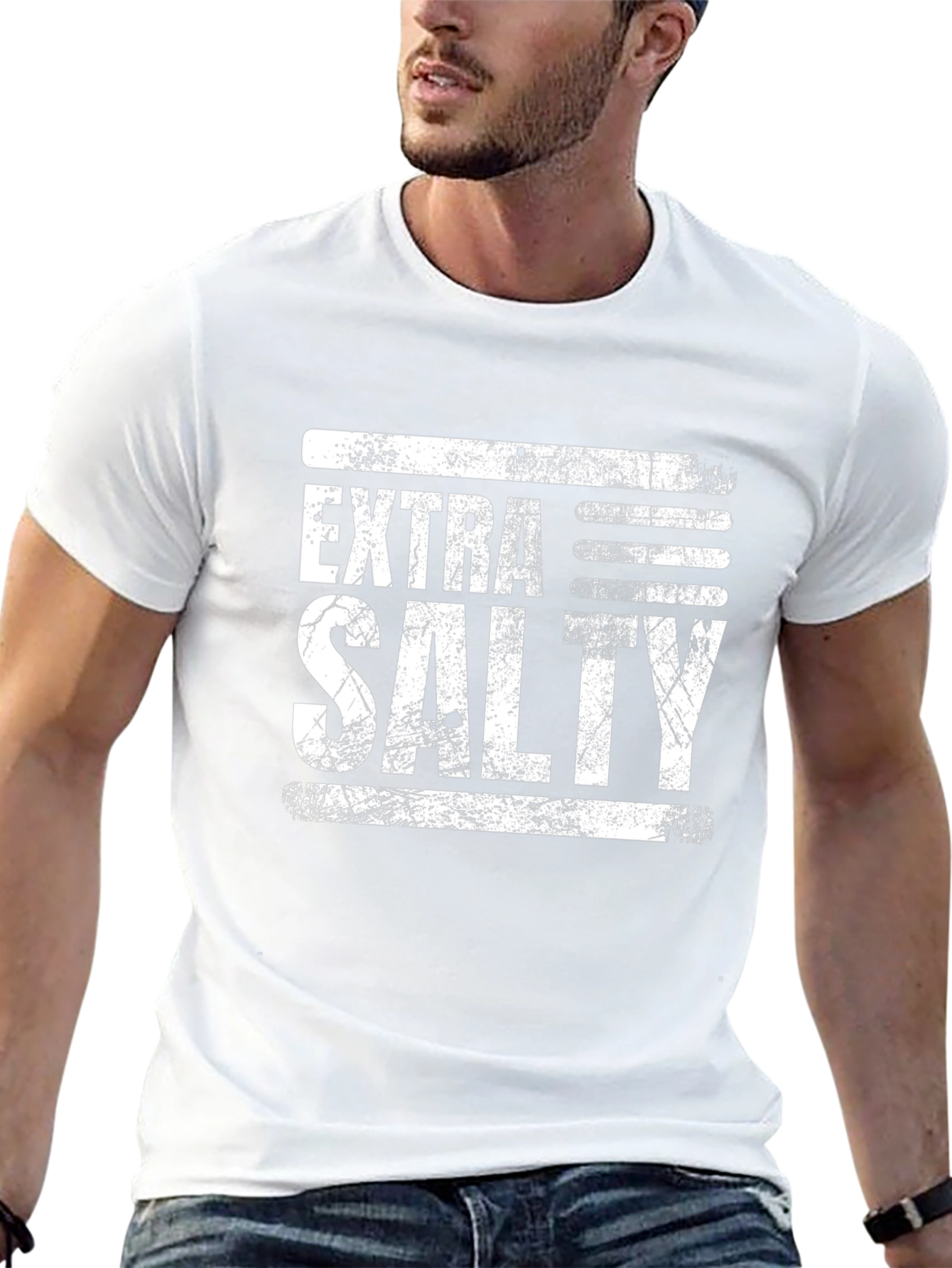 Extra Salty Graphic T-Shirt - Black