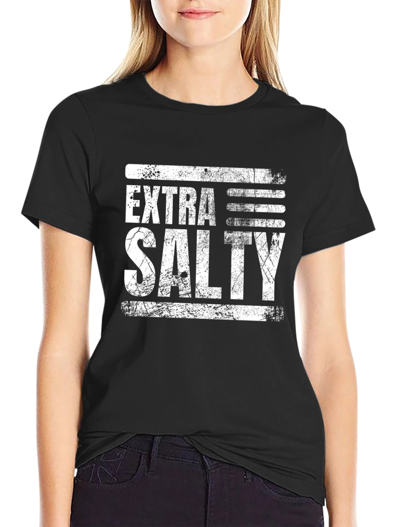 Extra Salty Graphic T-Shirt - Black