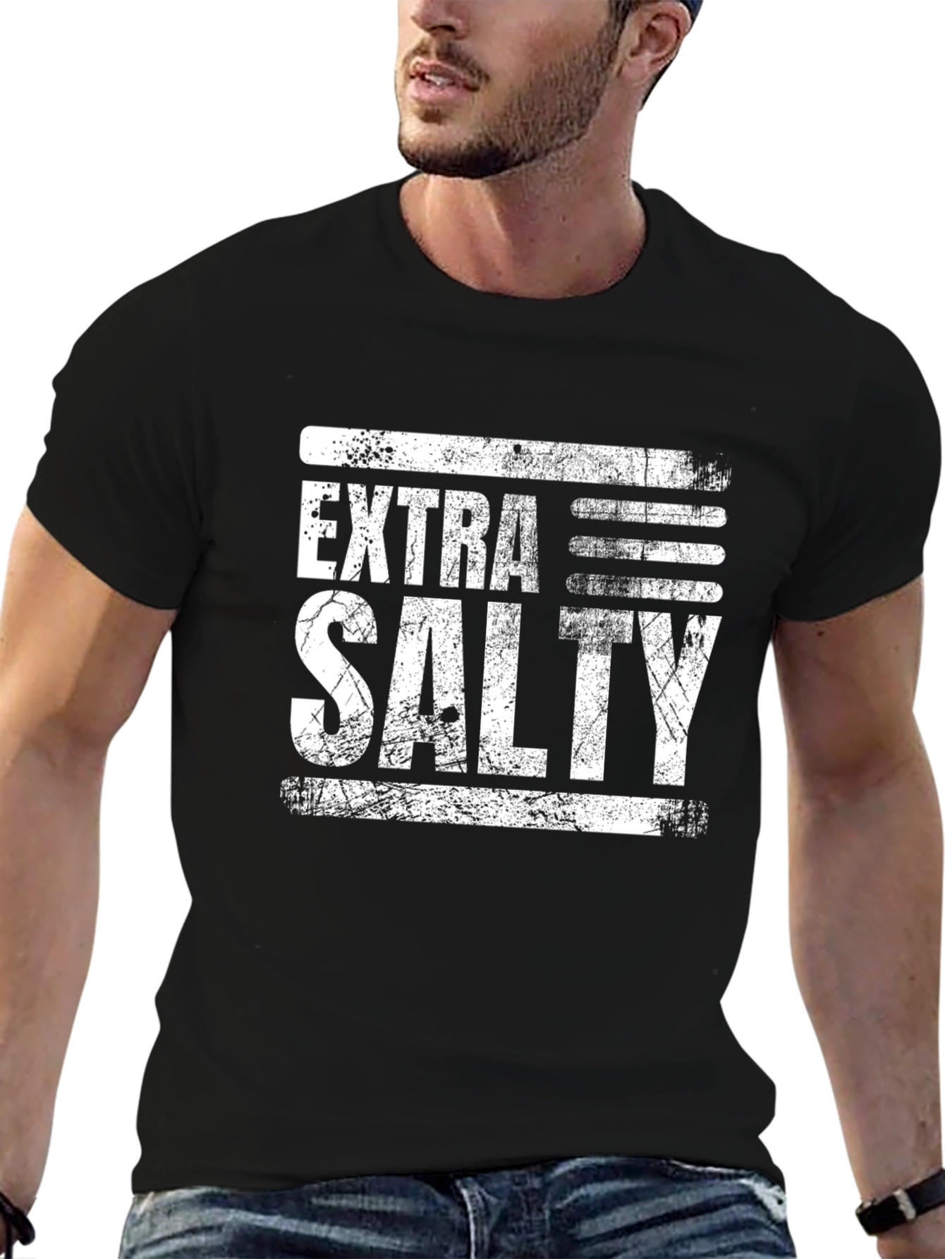 Extra Salty Graphic T-Shirt - Black