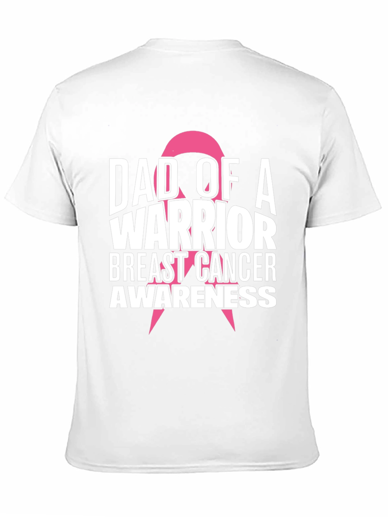 Dad of a Warrior Breast Cancer Awareness T-Shirt