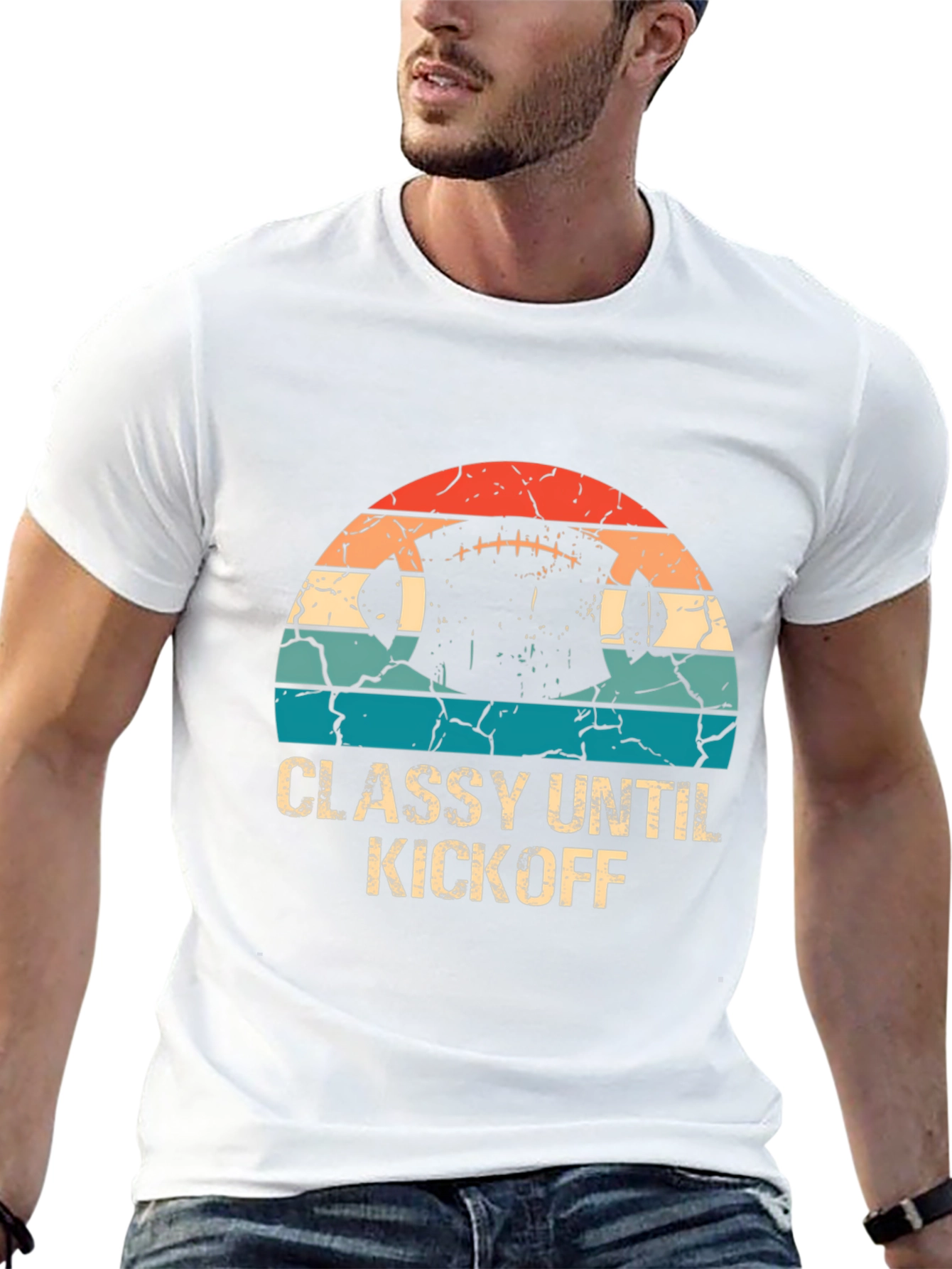 Classy Until Kickoff Graphic Tee
