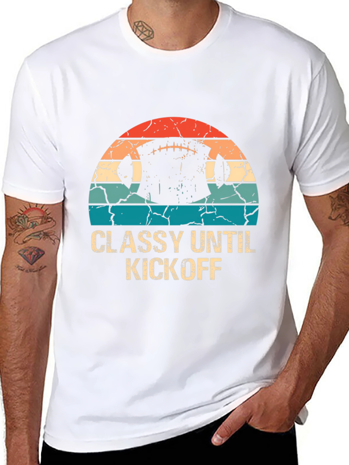 Classy Until Kickoff Graphic Tee
