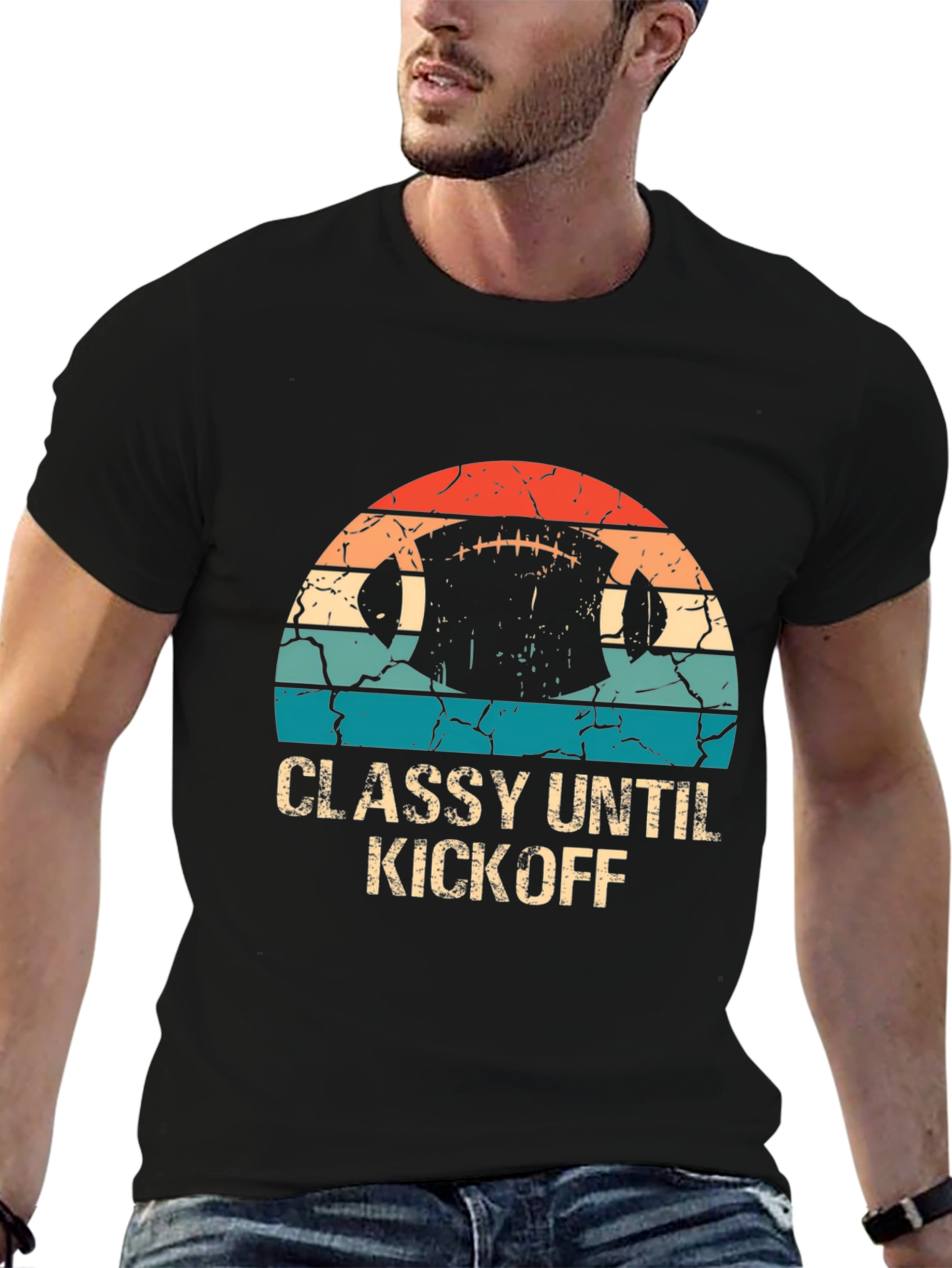 Classy Until Kickoff Graphic Tee