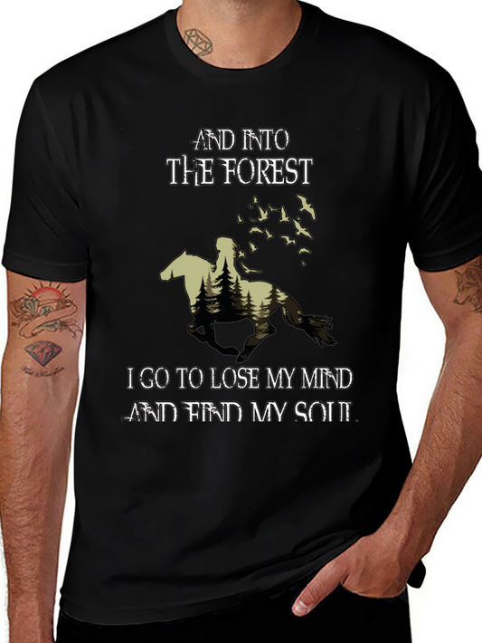 Forest Escape Graphic Tee - Lose Your Mind Find Your Soul