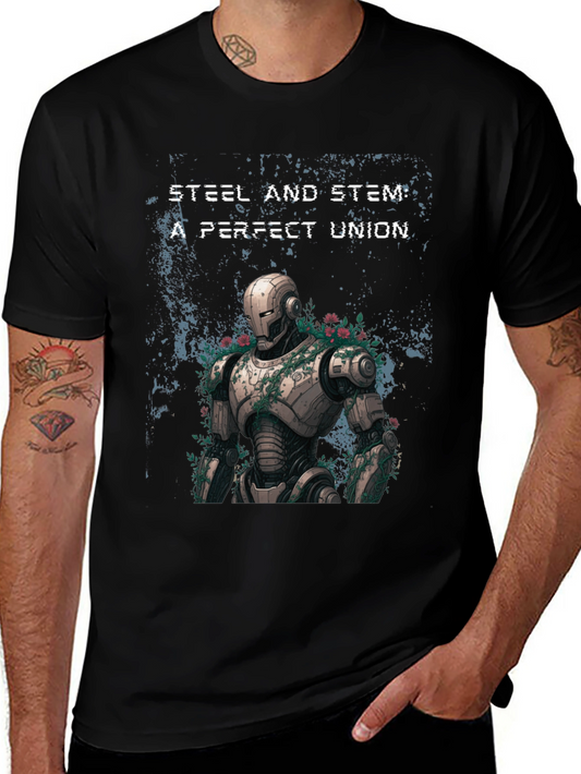 Steel and Stem Robot T-Shirt - Perfect Union
