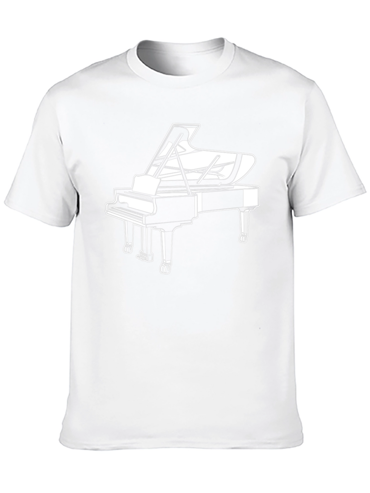 Piano Graphic T-Shirt - Music Lover Tee