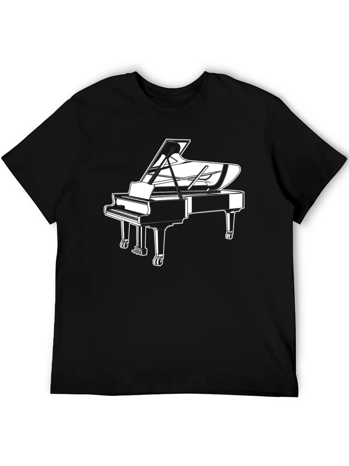 Piano Graphic T-Shirt - Music Lover Tee