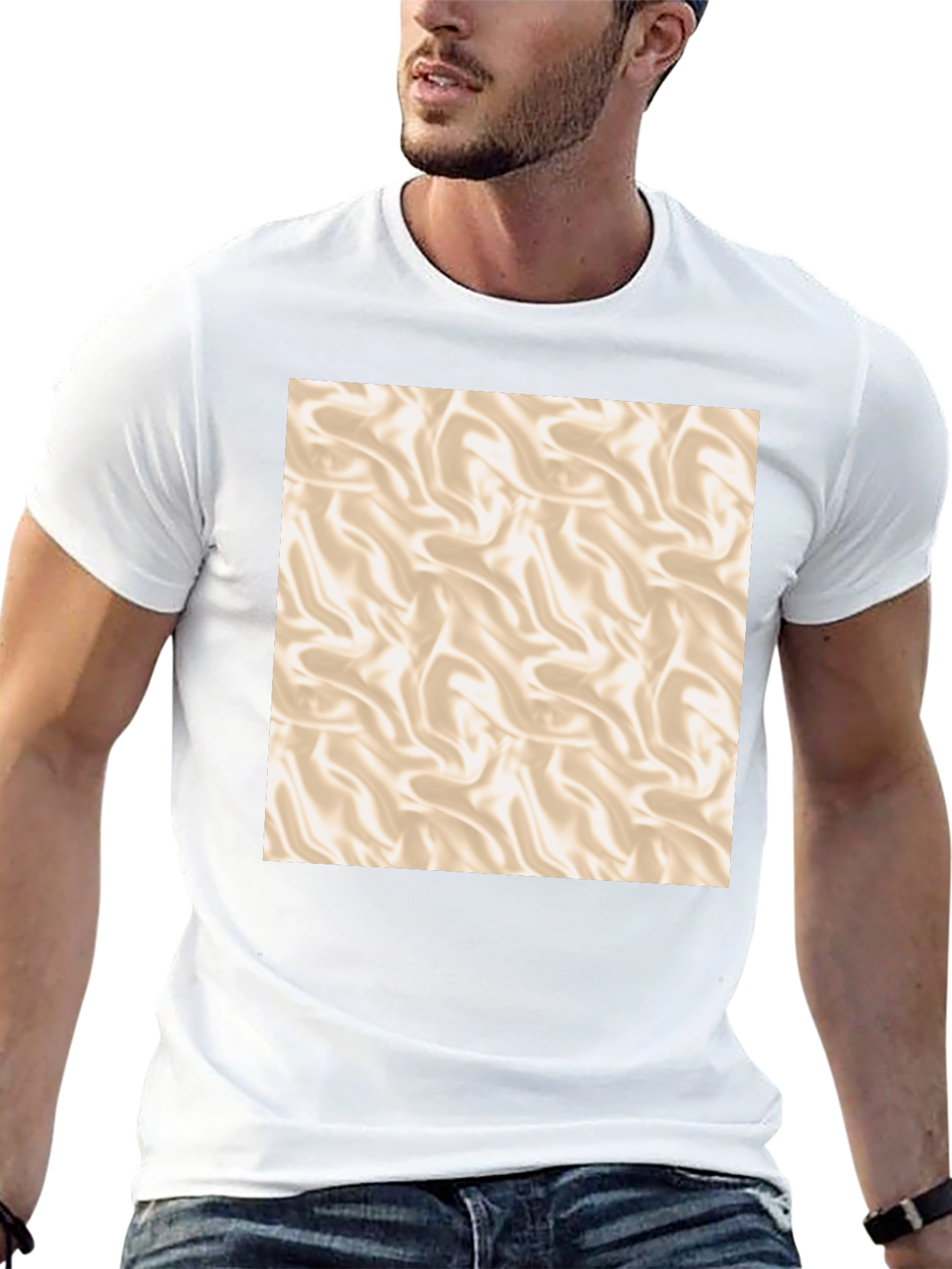 Swirl Pattern T-Shirt - Soft and Stylish