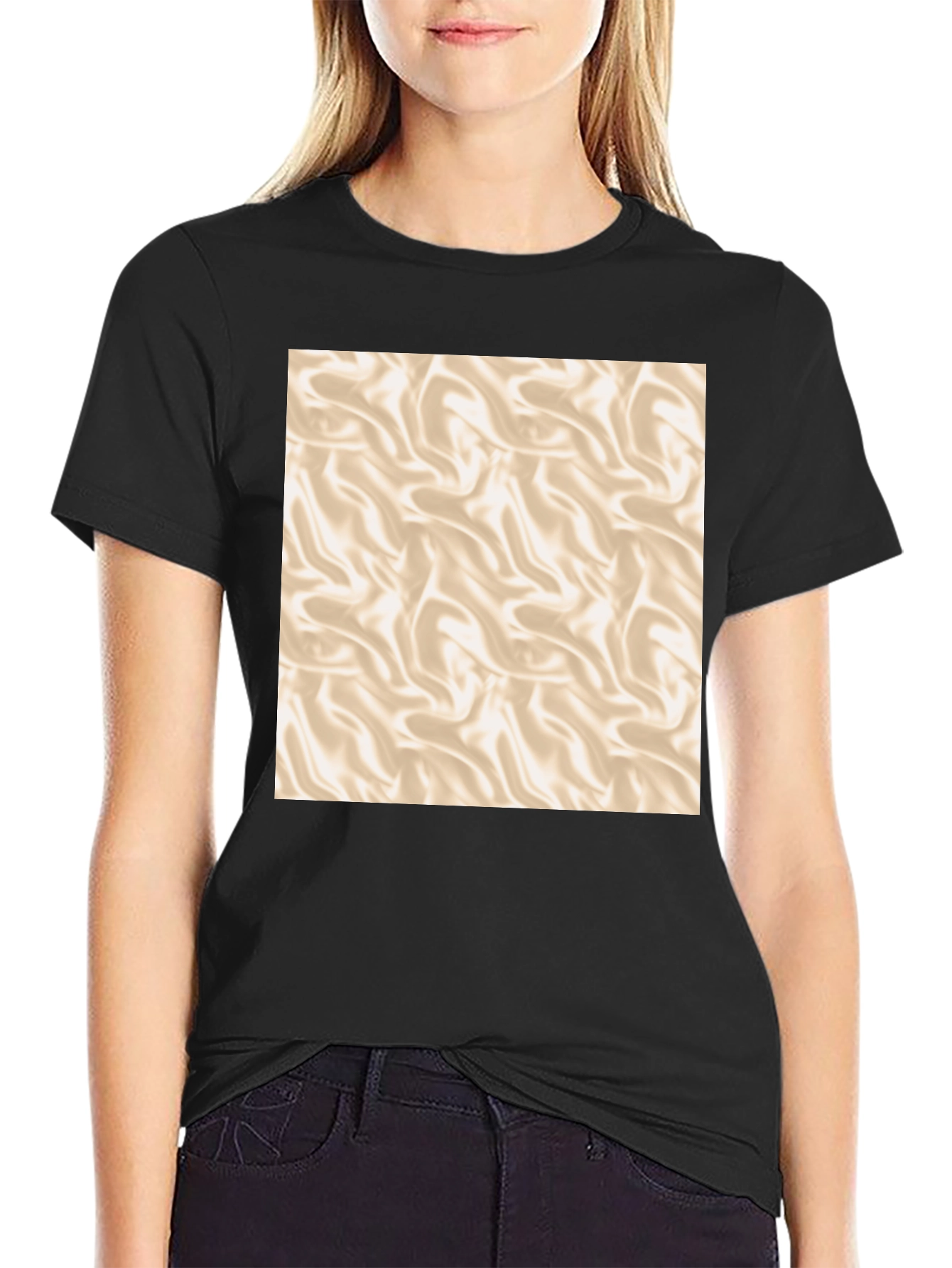 Swirl Pattern T-Shirt - Soft and Stylish