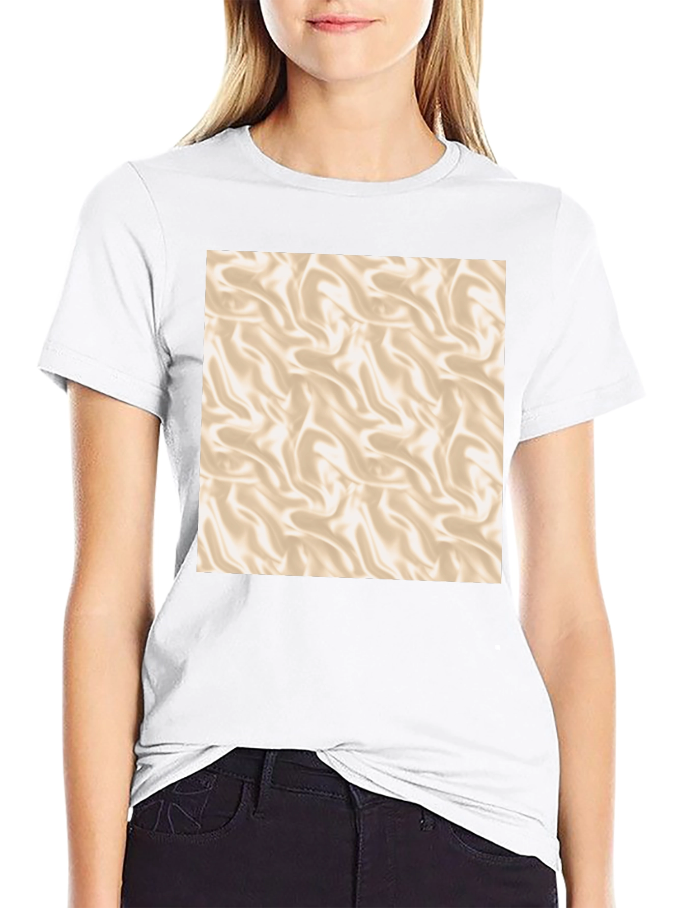 Swirl Pattern T-Shirt - Soft and Stylish