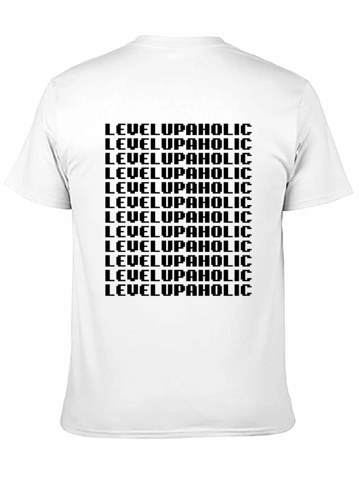 Level Upaholic Black Graphic Tee