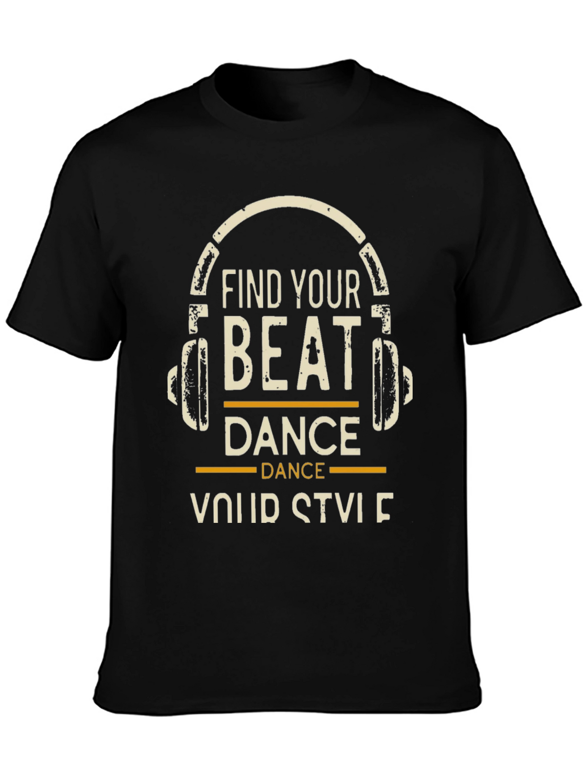 Find Your Beat Black Graphic Tee