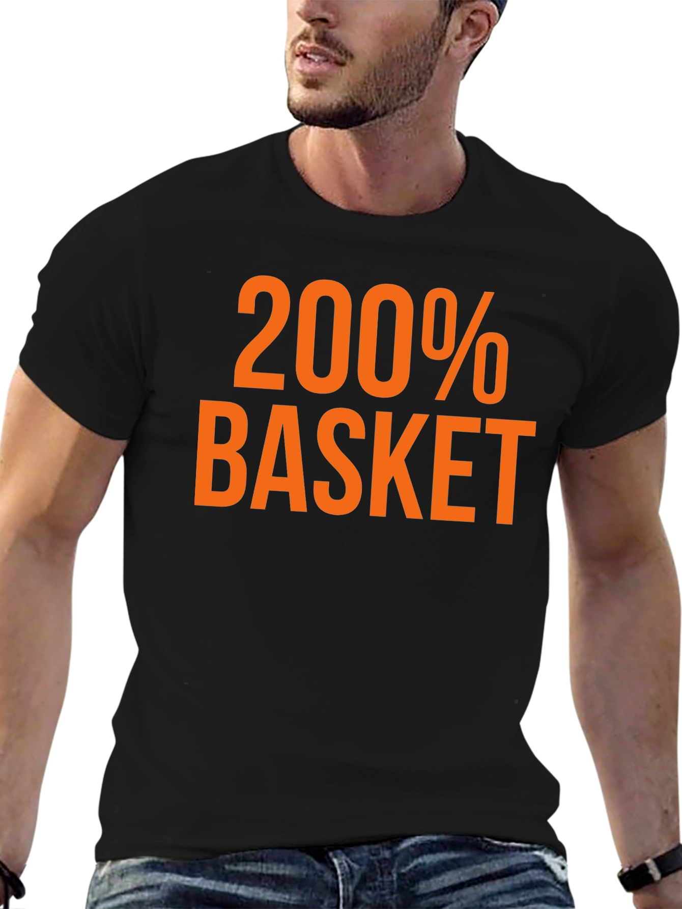 200% Basket Black T-Shirt