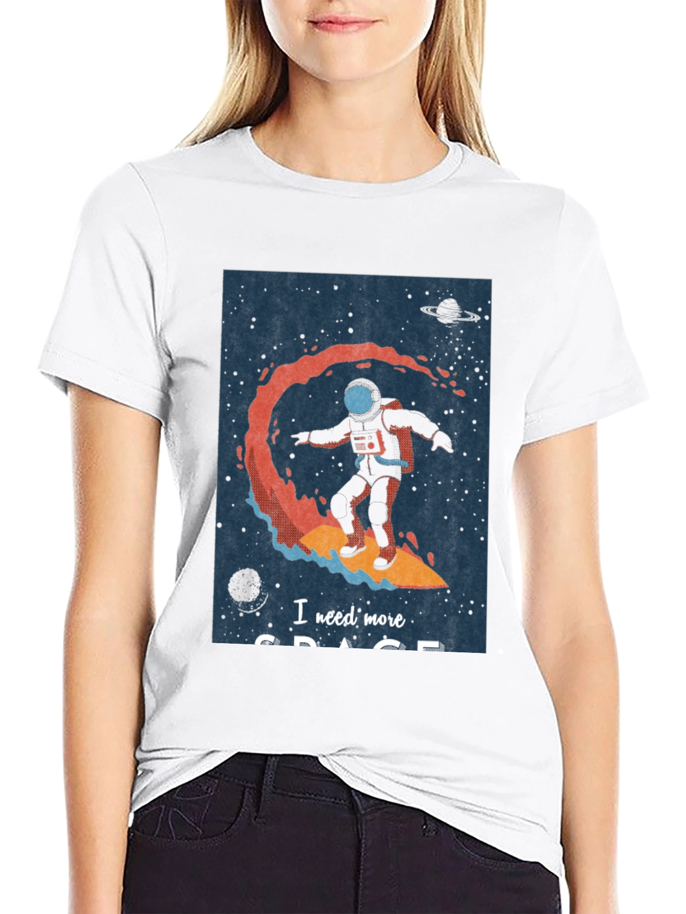 Space Surfing T-Shirt - I Need More Space