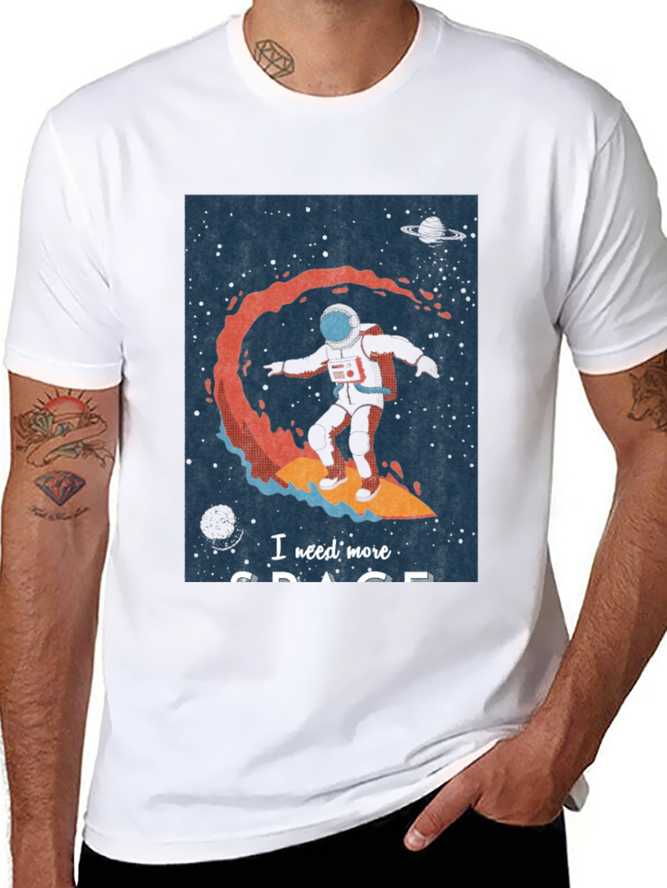 Space Surfing T-Shirt - I Need More Space