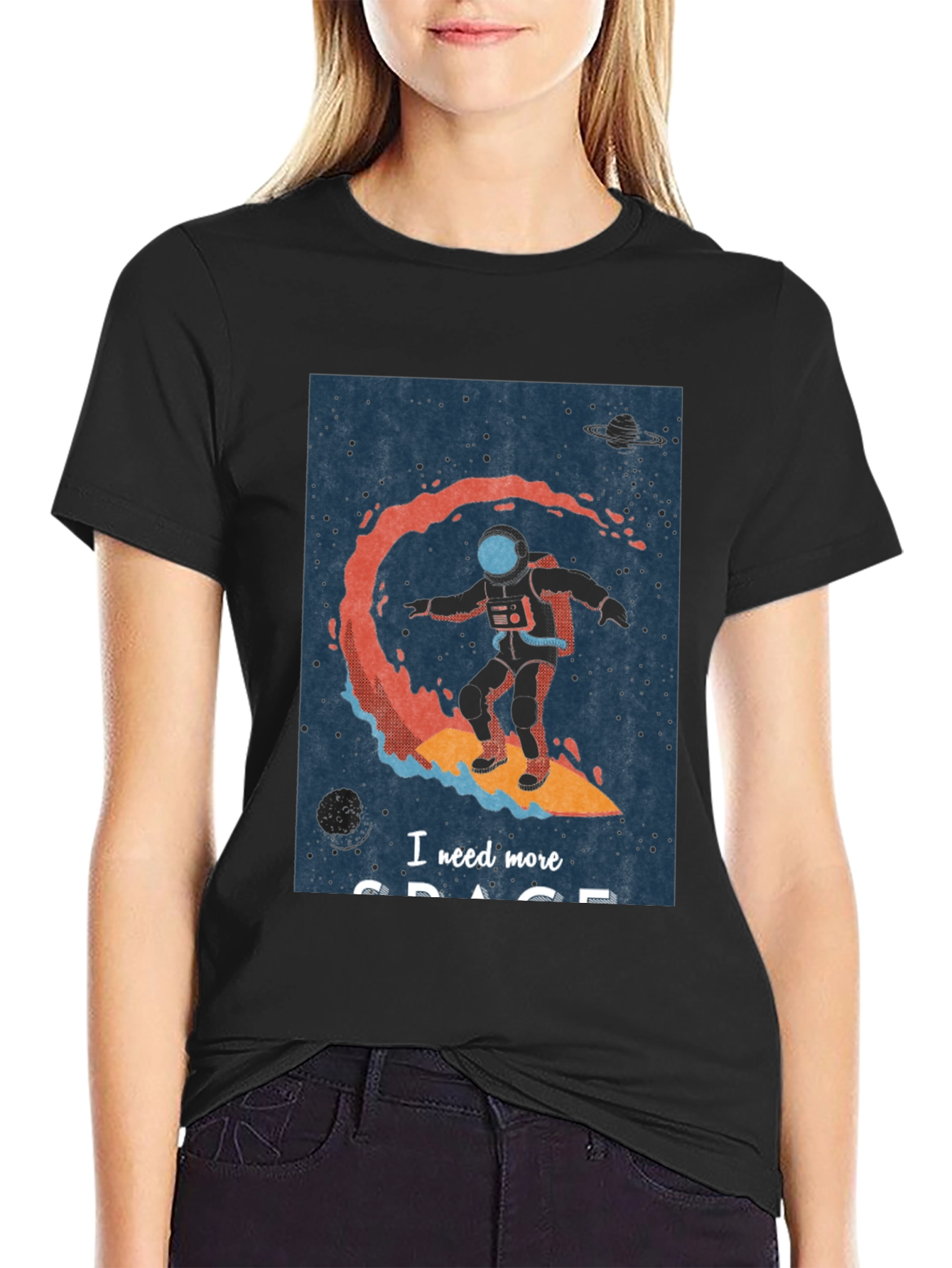 Space Surfing T-Shirt - I Need More Space