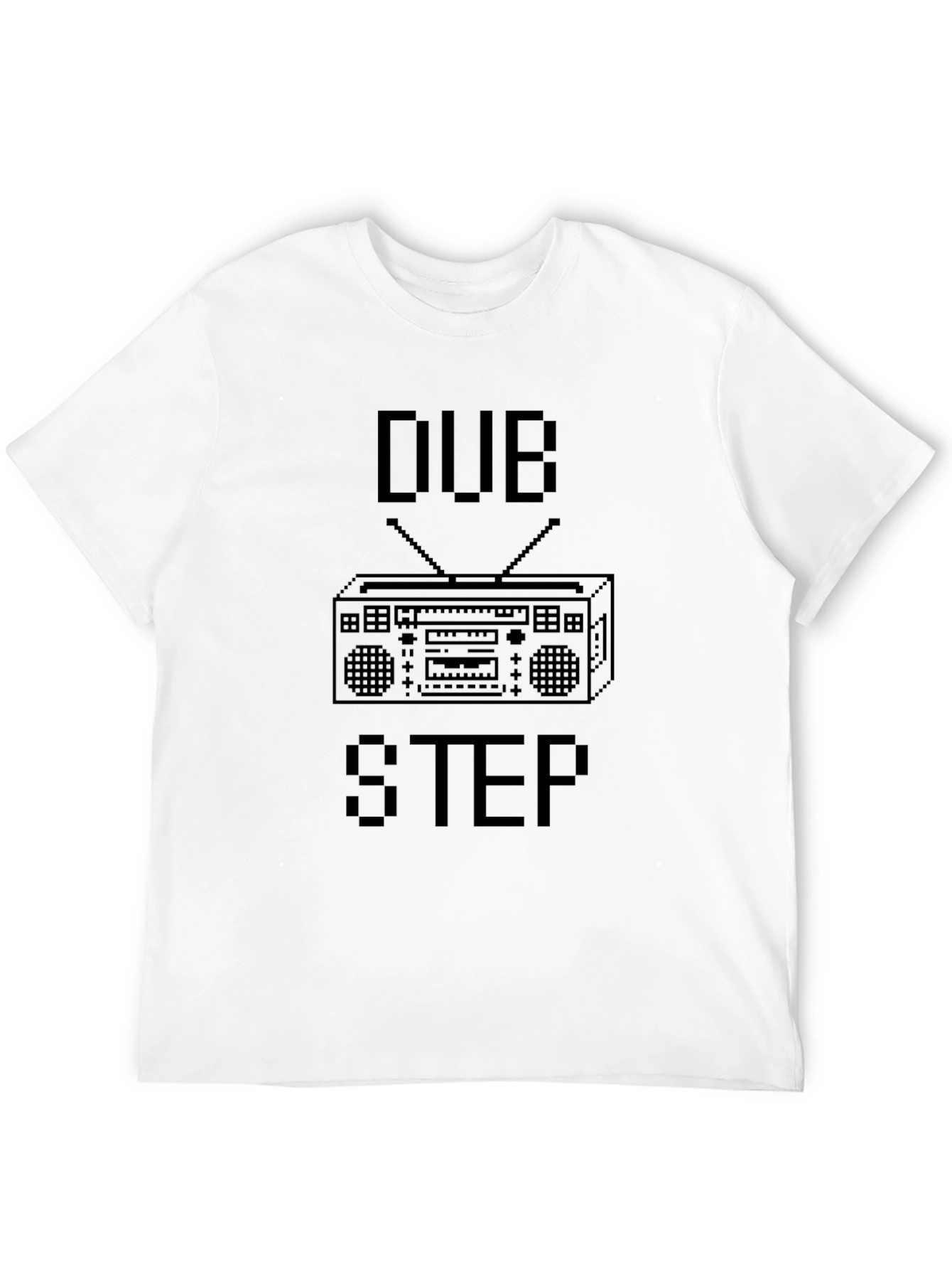 Dubstep Boombox Black Graphic T-Shirt