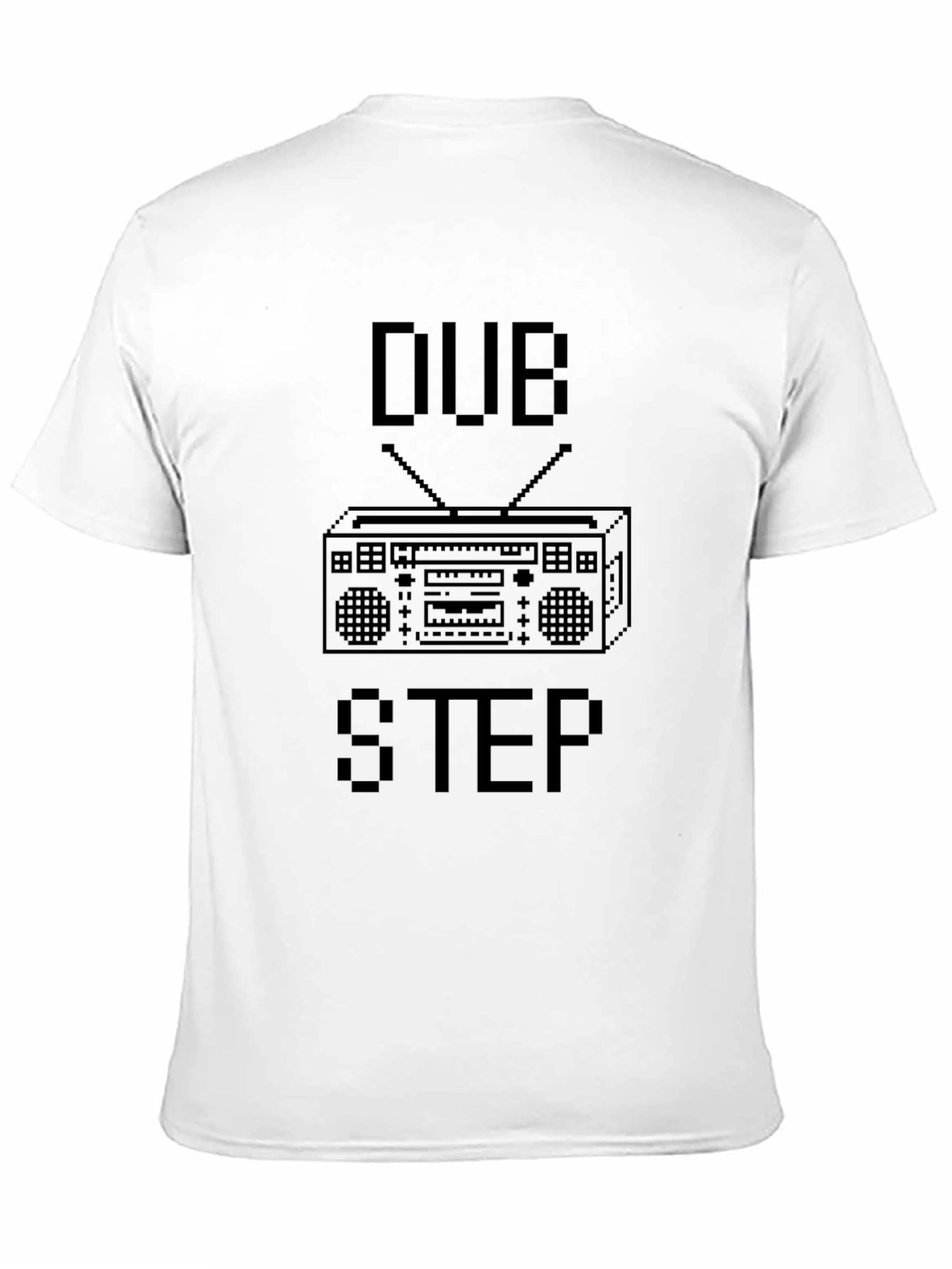 Dubstep Boombox Black Graphic T-Shirt