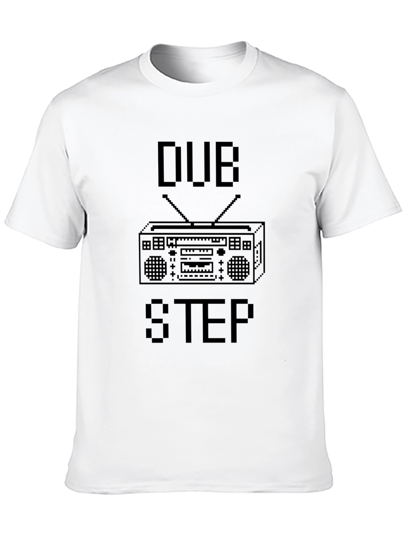 Dubstep Boombox Black Graphic T-Shirt