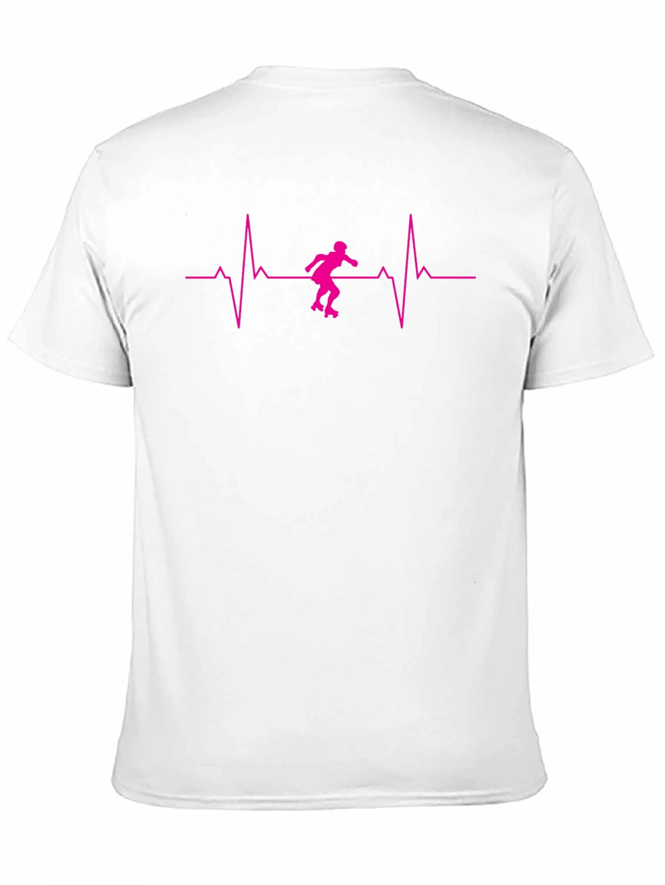 Roller Skating Heartbeat Graphic Tee