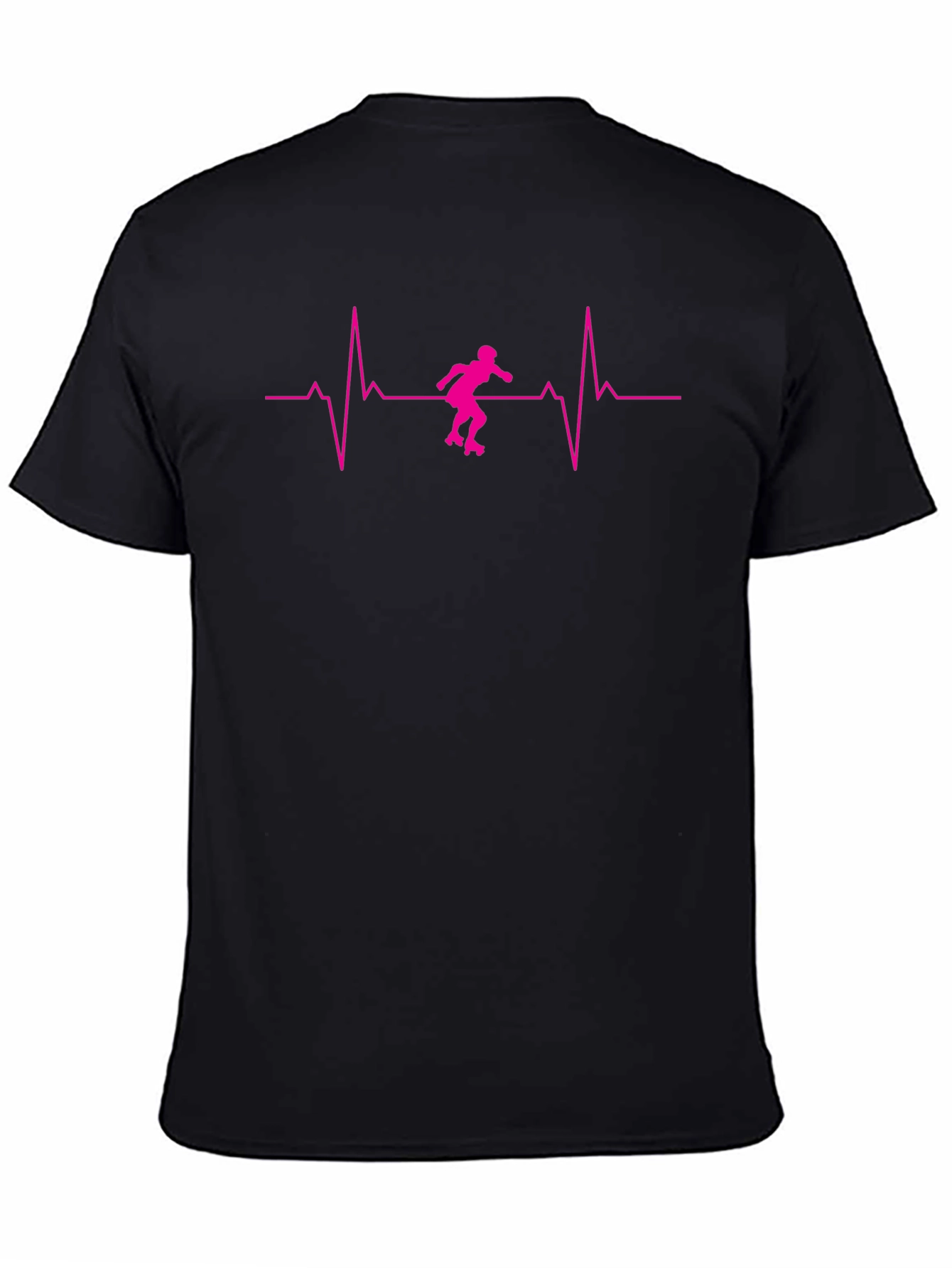 Roller Skating Heartbeat Graphic Tee