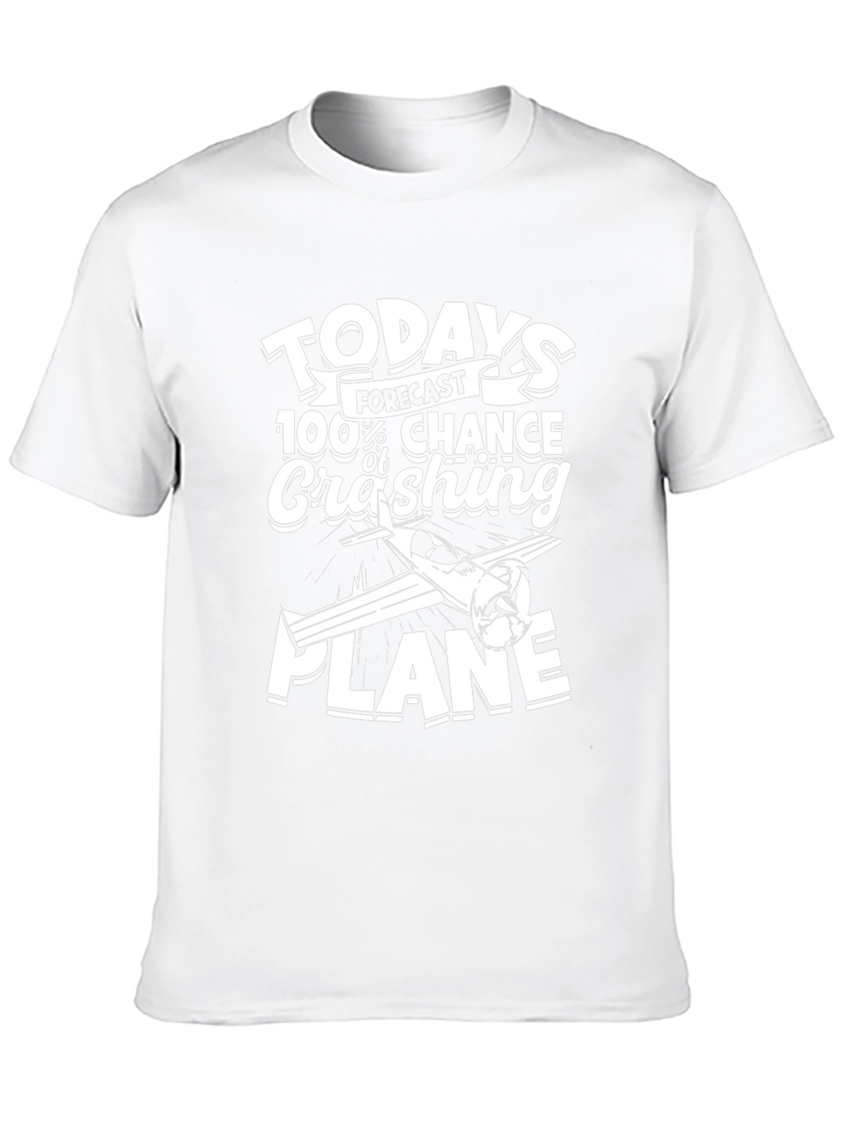 Funny Pilot Crashing Plane T-Shirt