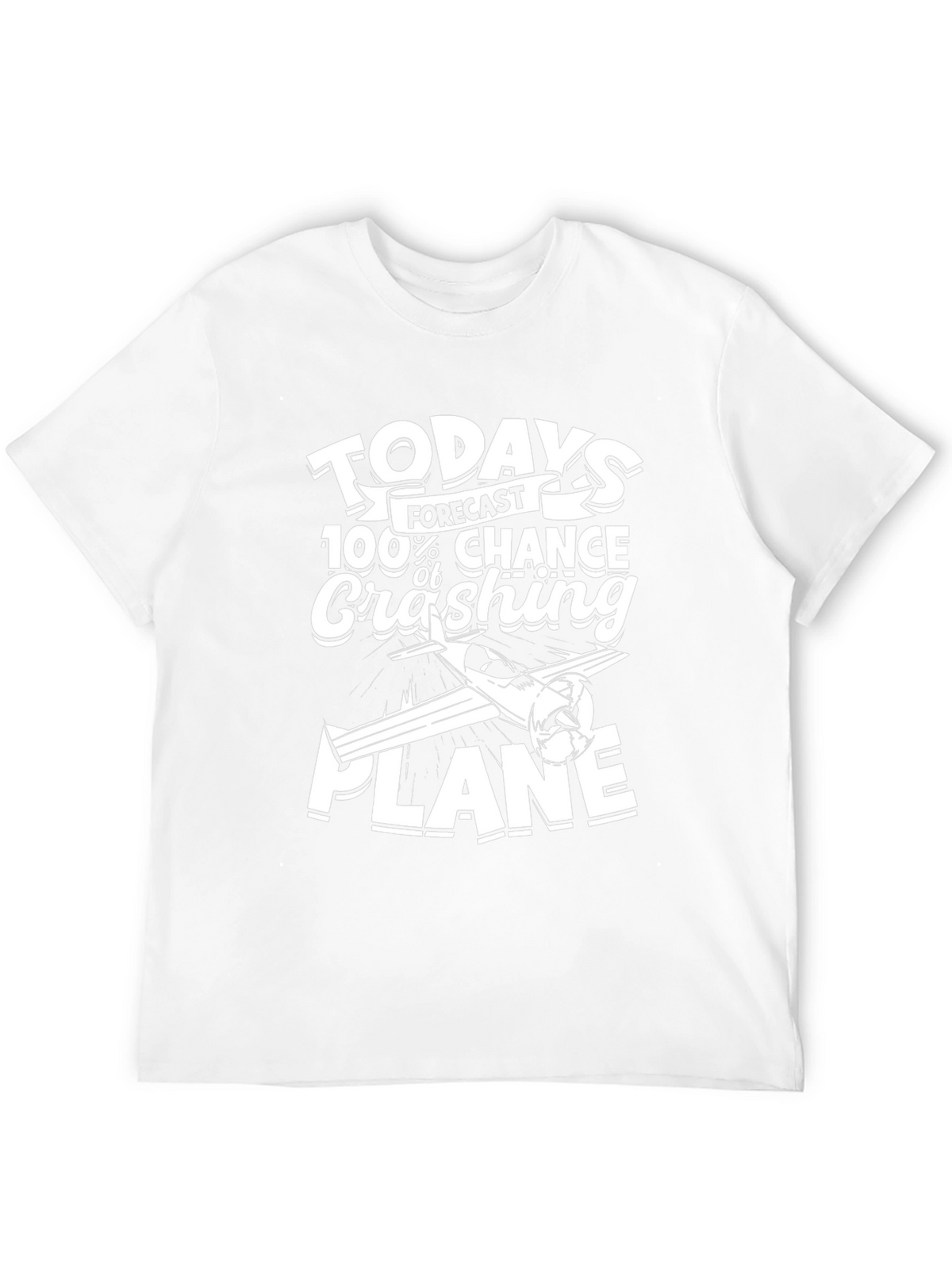 Funny Pilot Crashing Plane T-Shirt