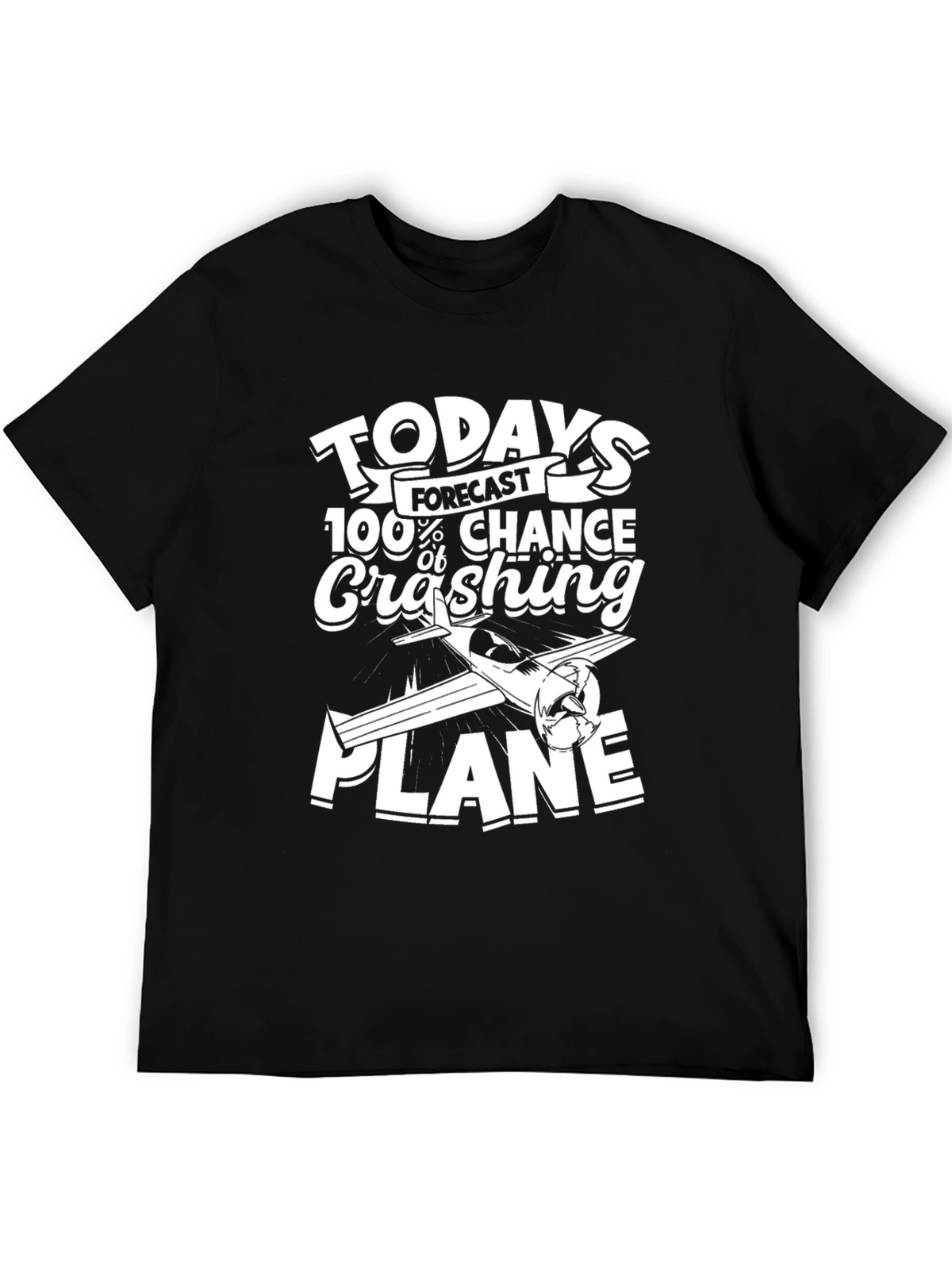 Funny Pilot Crashing Plane T-Shirt