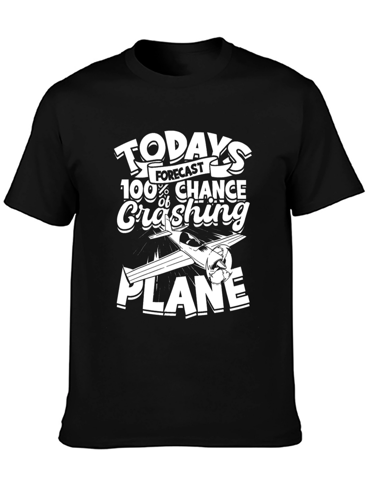 Funny Pilot Crashing Plane T-Shirt