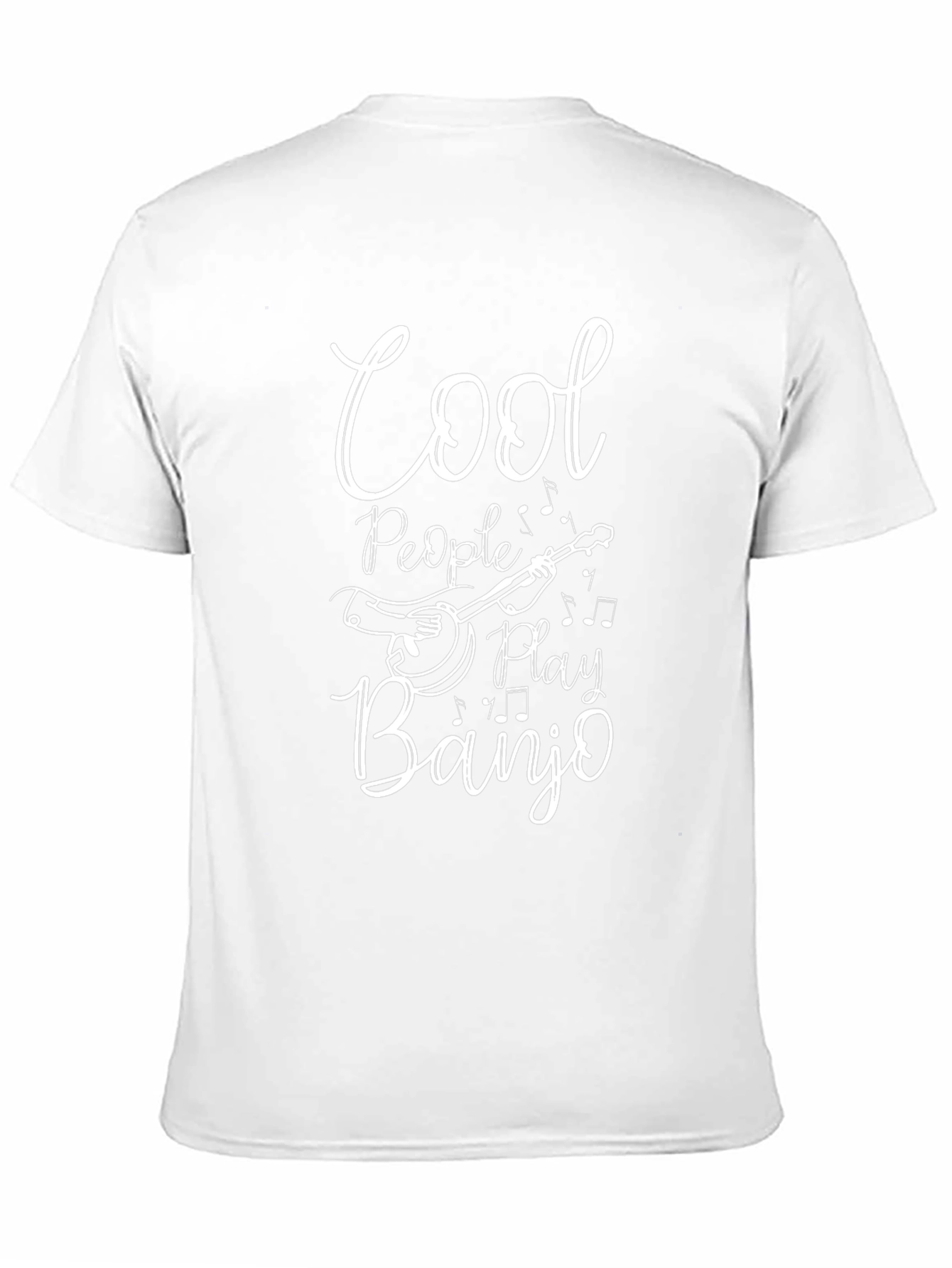 Cool People Play Banjo Black T-Shirt