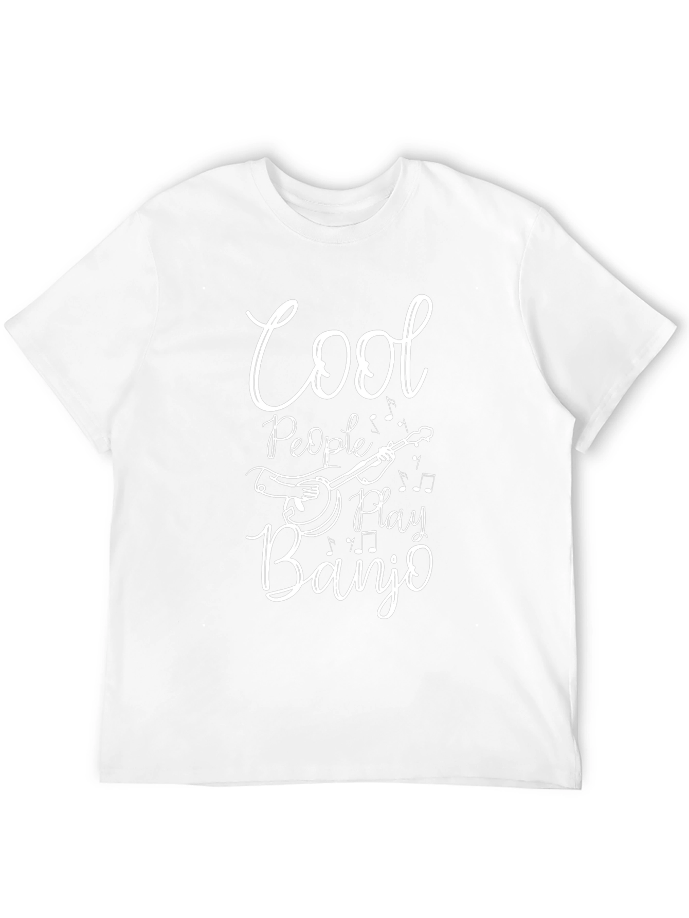 Cool People Play Banjo Black T-Shirt