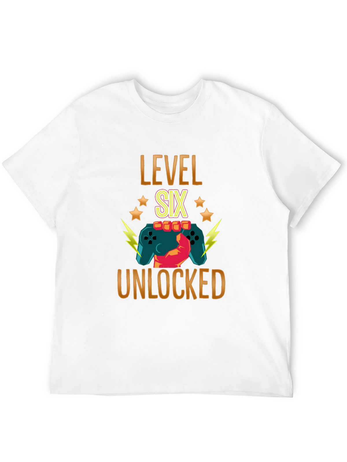 Level Six Unlocked Gamer Birthday Tee
