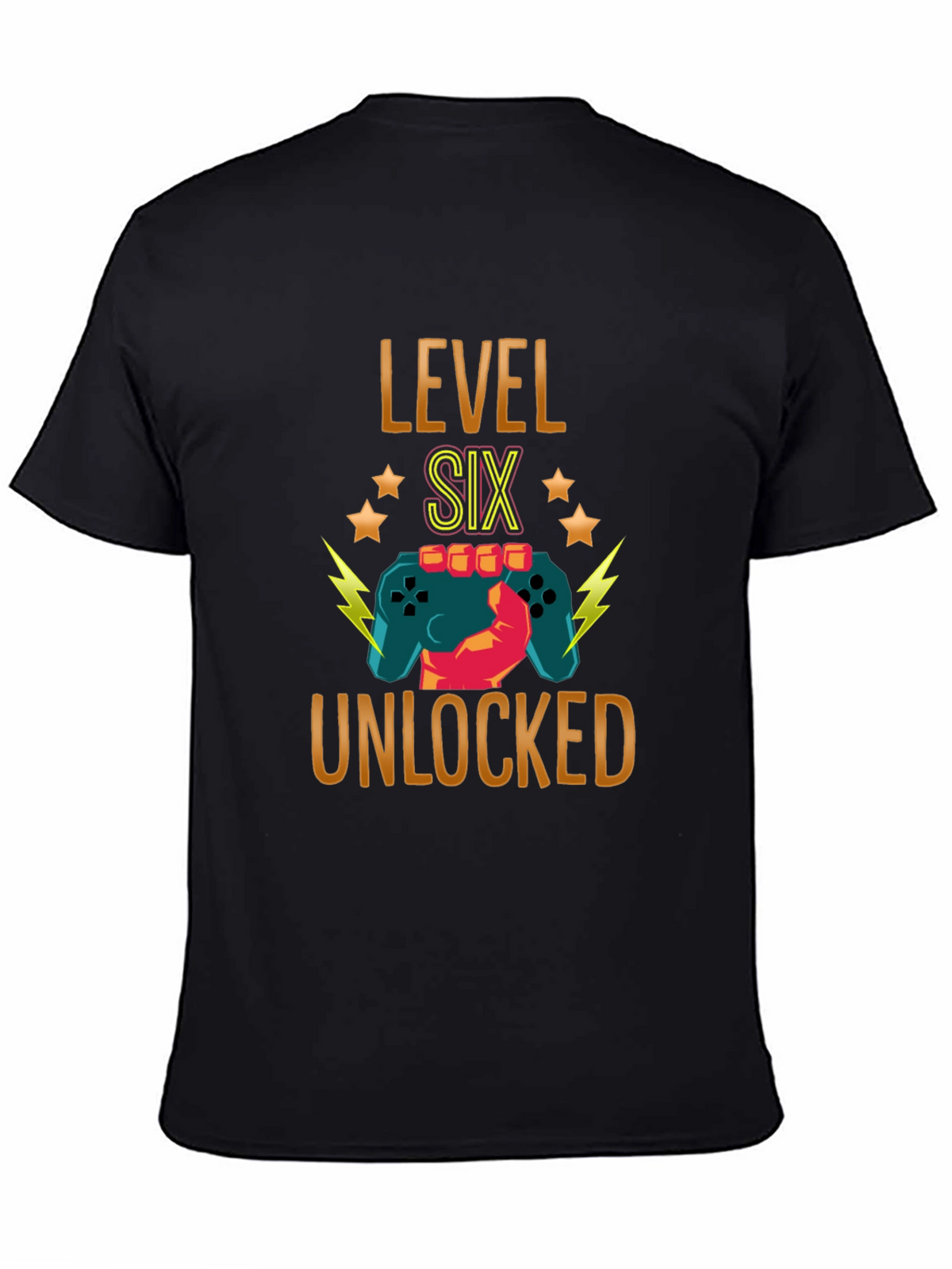 Level Six Unlocked Gamer Birthday Tee