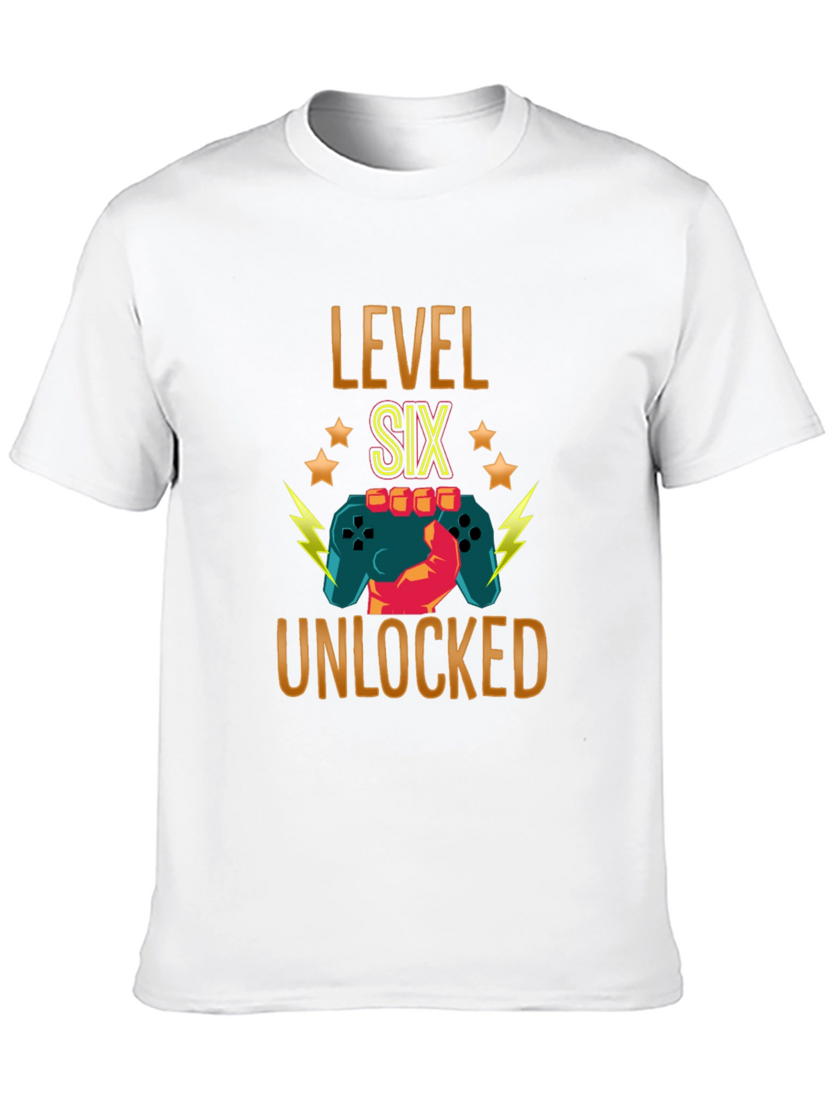 Level Six Unlocked Gamer Birthday Tee