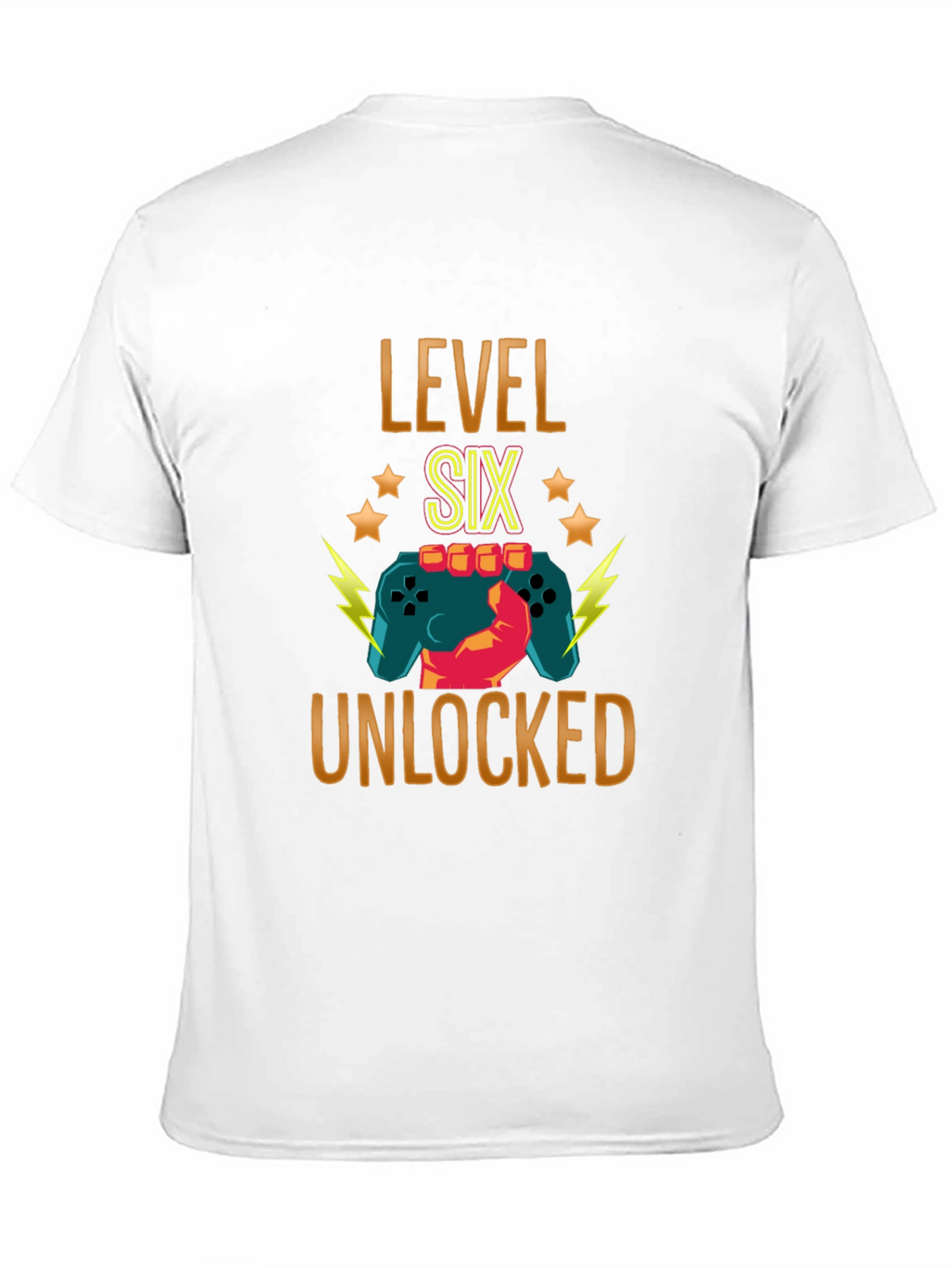 Level Six Unlocked Gamer Birthday Tee