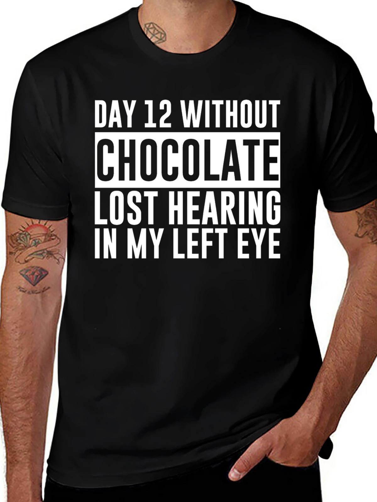 Chocolate Withdrawal T-Shirt - Funny Sarcastic Tee