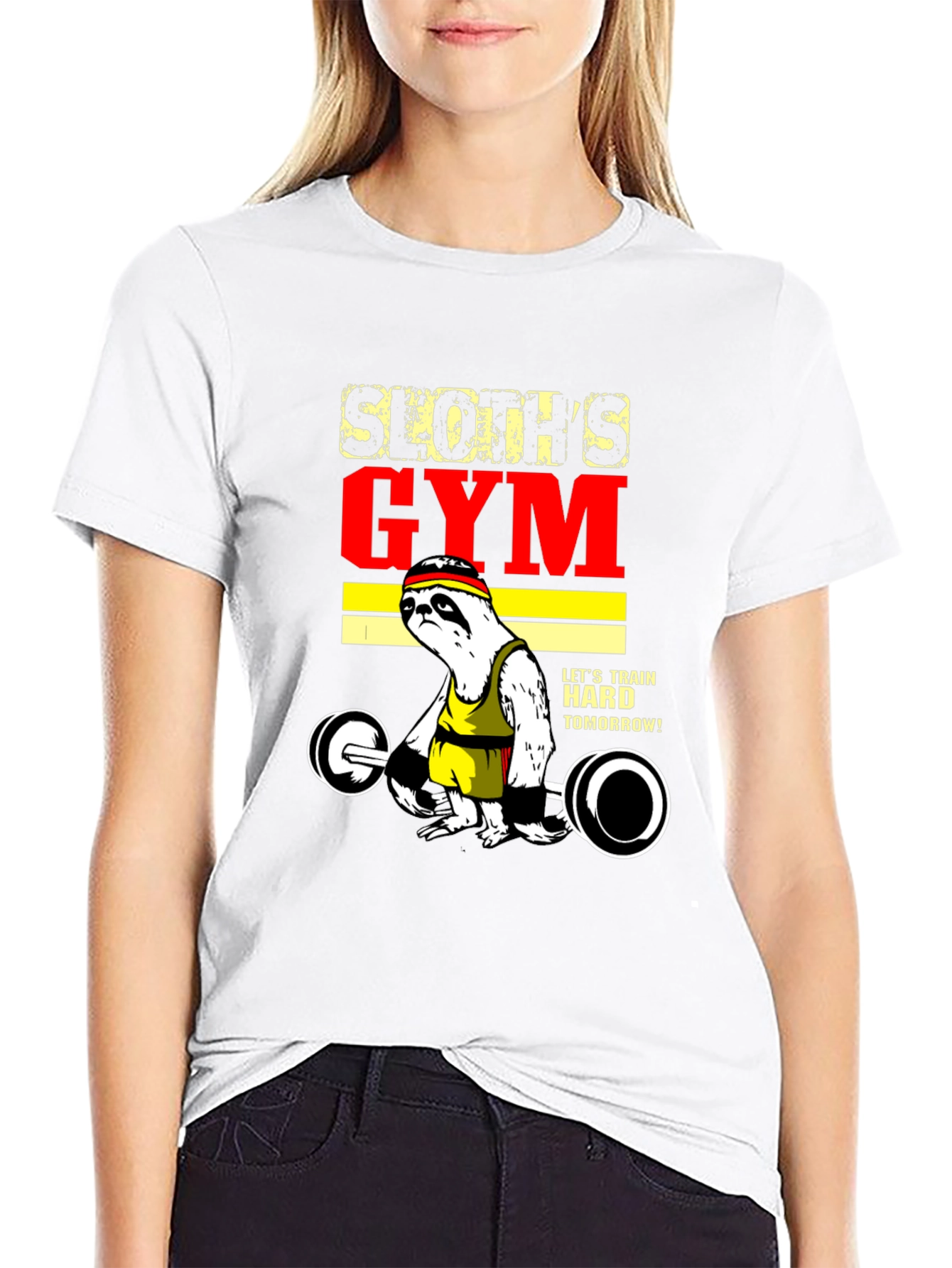 Sloths Gym T-Shirt - Train Hard Tomorrow!